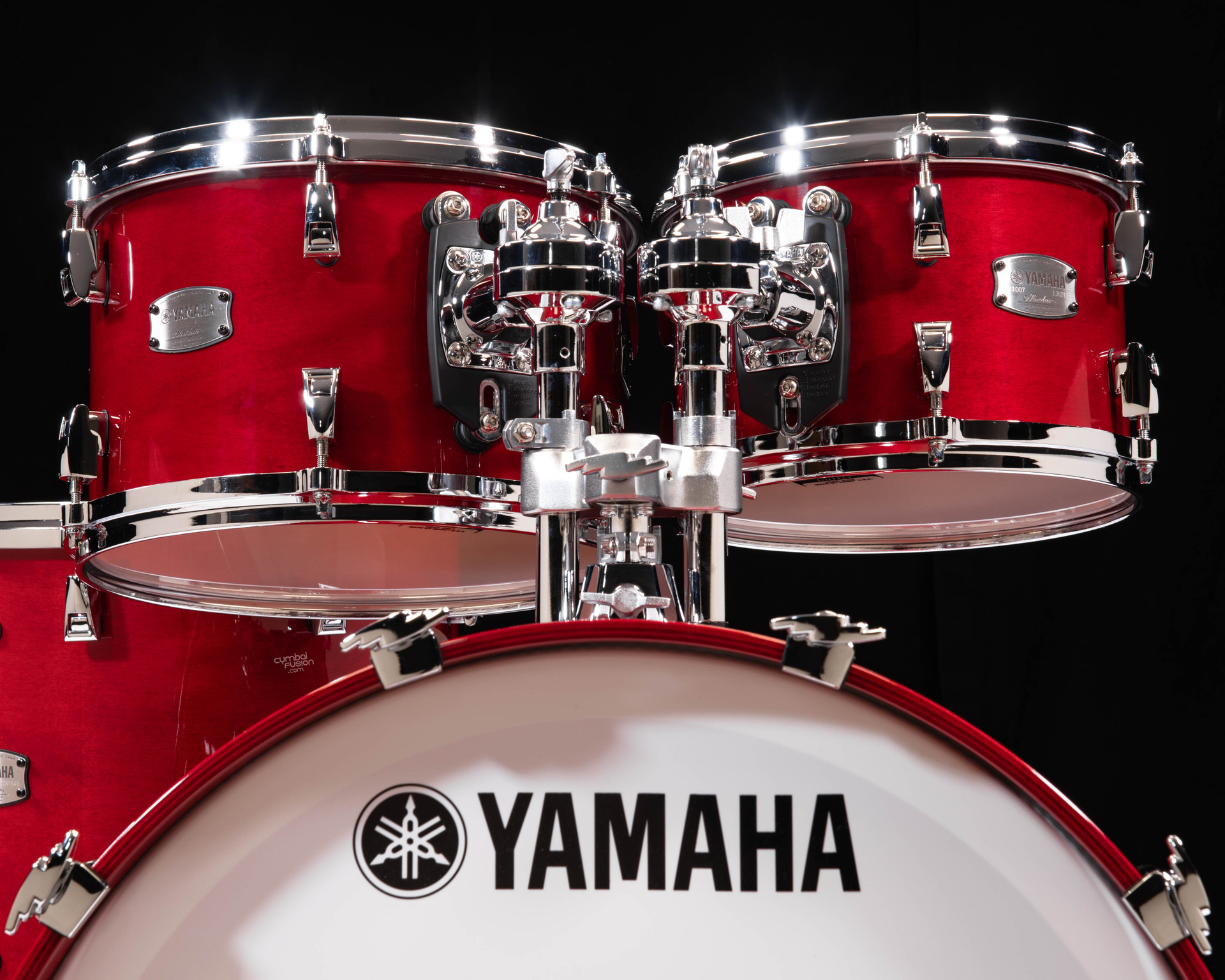 Yamaha Absolute Hybrid Maple 5pc Red Autumn 10/12/14/16/22