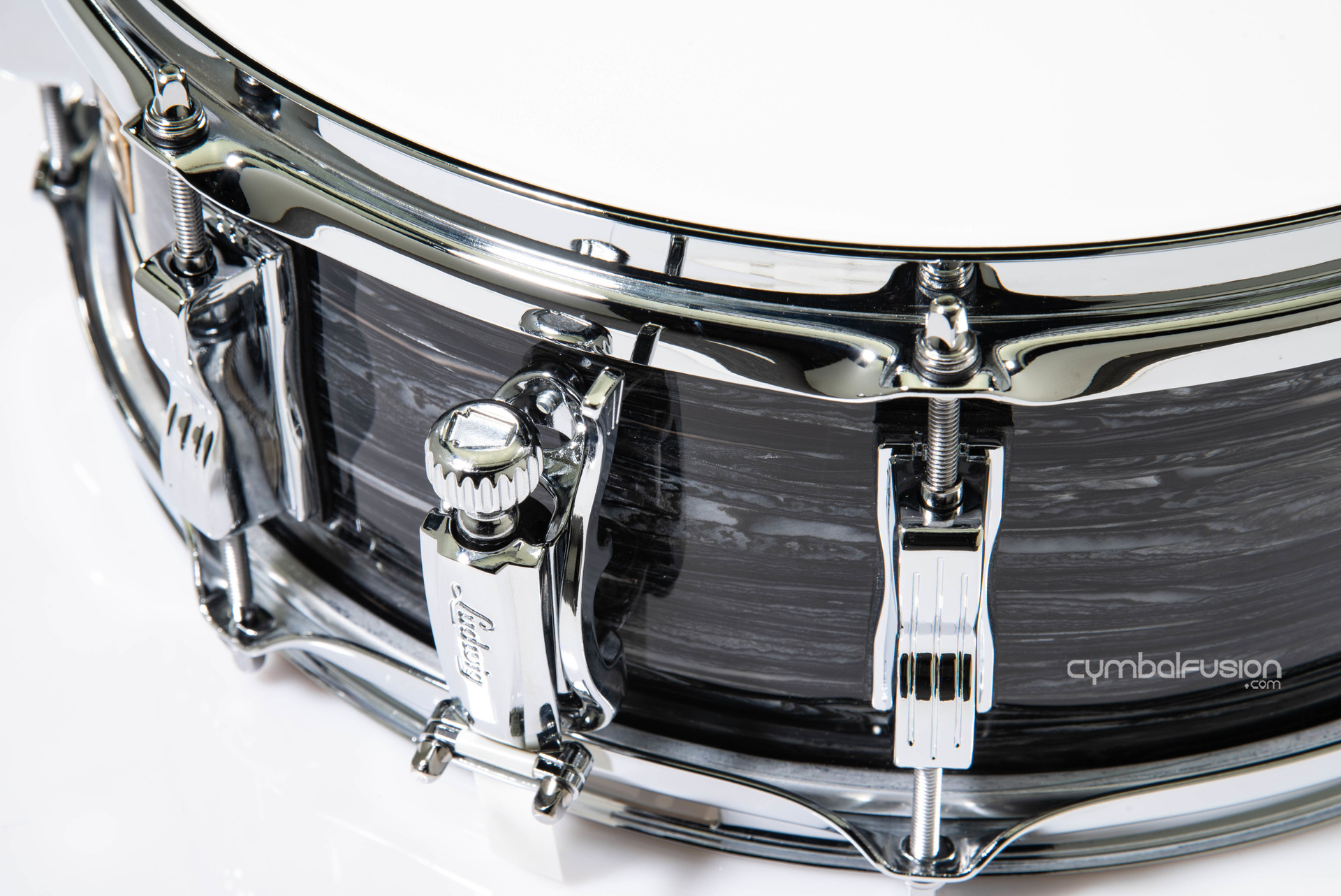 Ludwig Legacy Mahogany Jazz Fest 5.5x14 Snare - Vintage Black Oyster