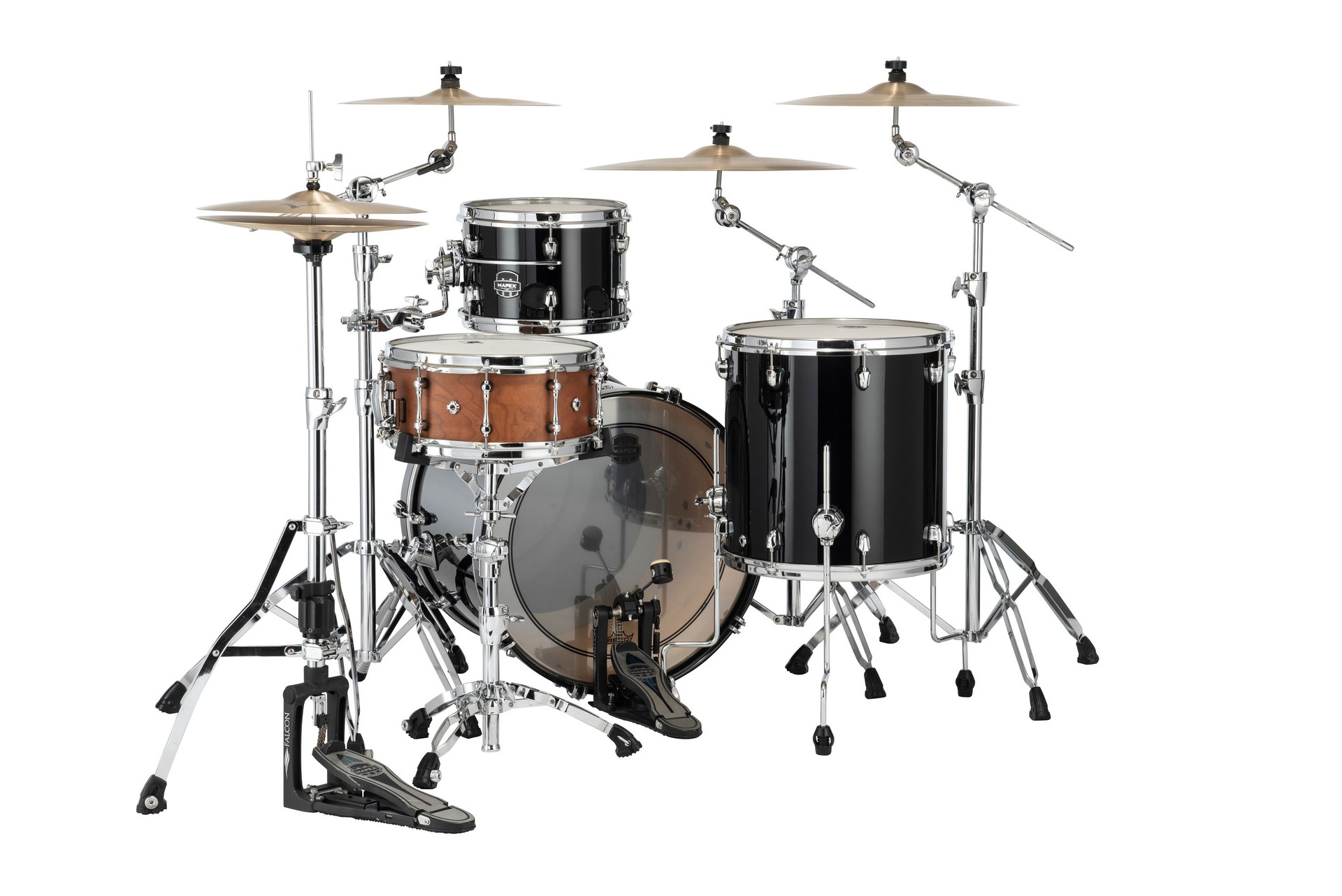 Saturn Evolution Hybrid Organic 3pc Rock Kit - Piano Black