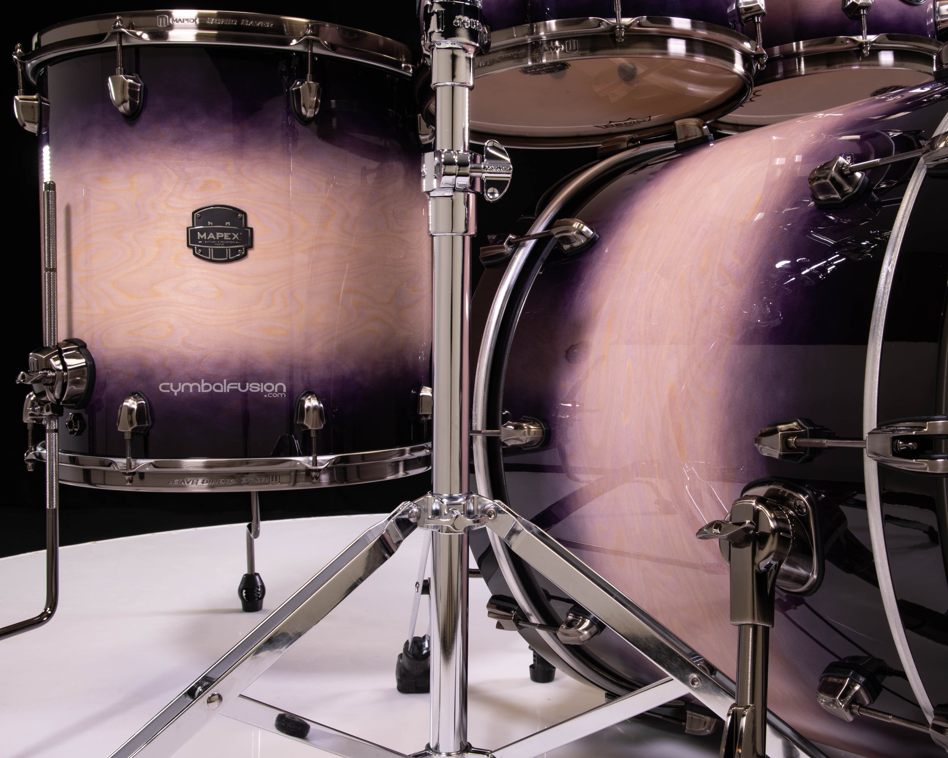 Mapex Saturn Evolution Rock 4 Piece Shell Pack Without Snare