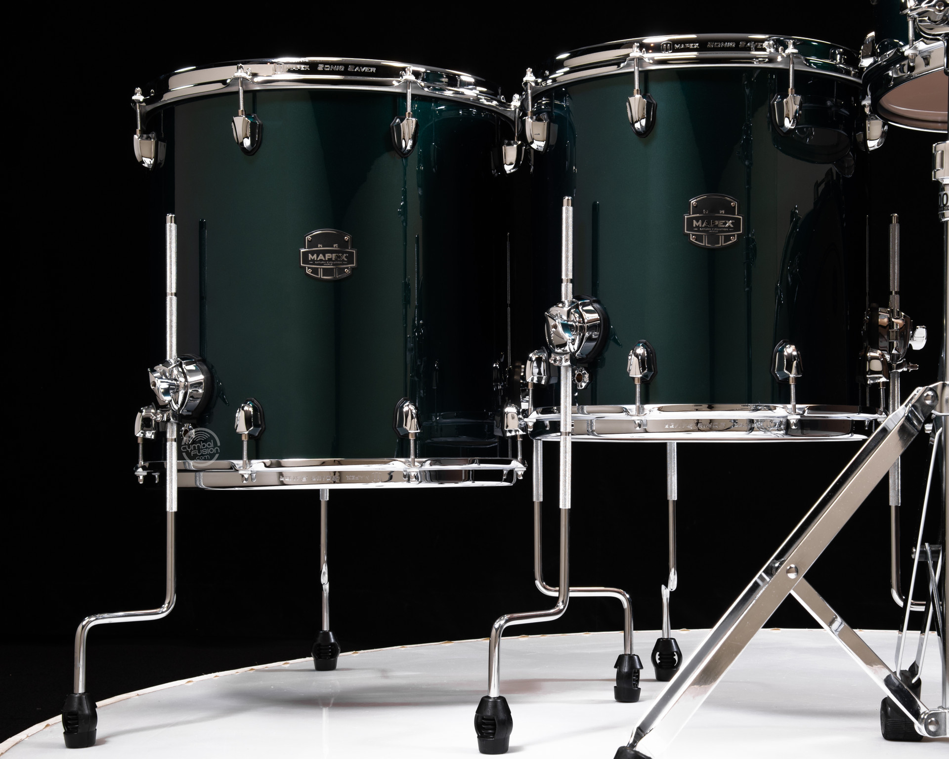 Saturn Evolution Maple/Walnut 5pc Workhorse Kit - Brunswick Green