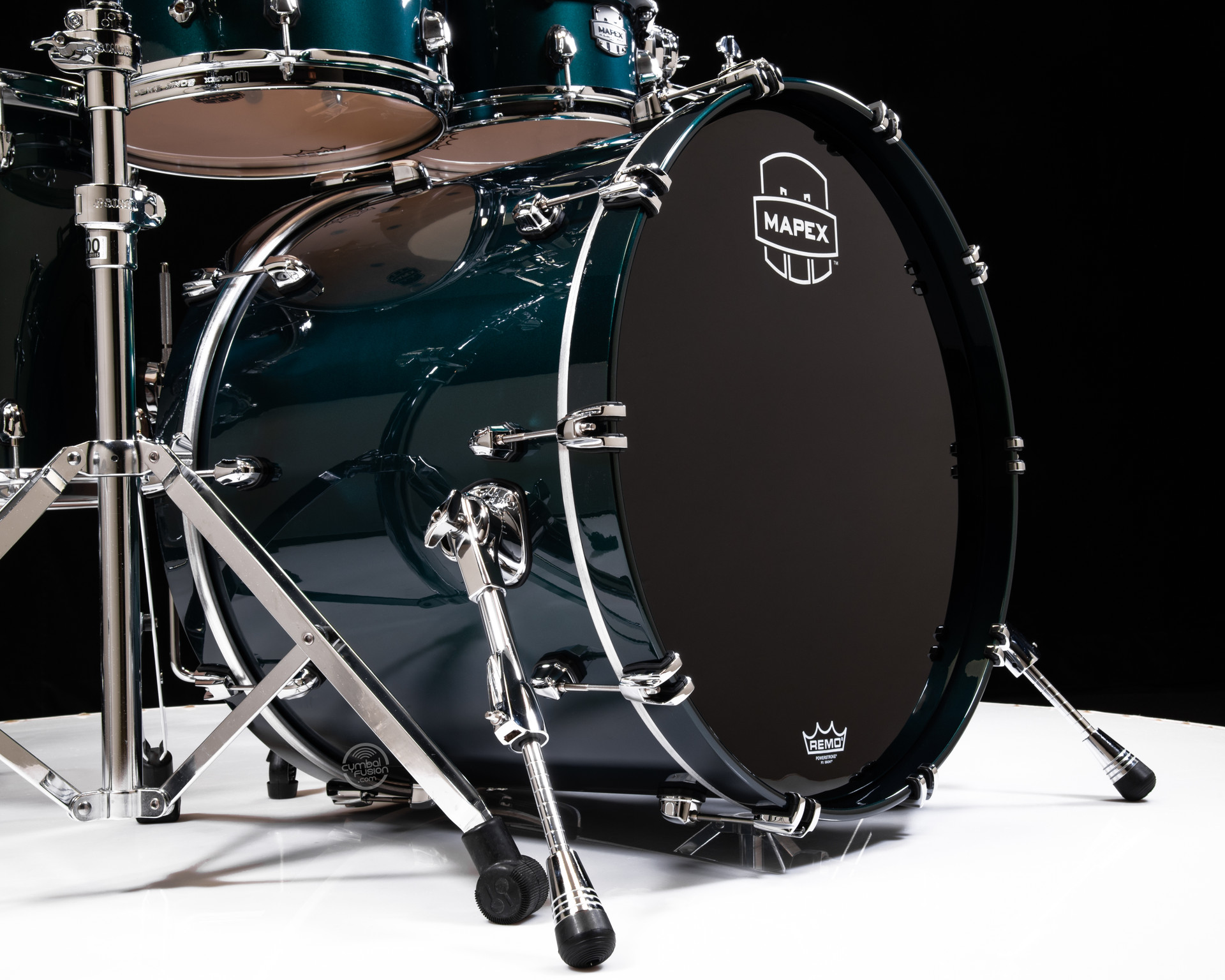 Saturn Evolution Maple/Walnut 5pc Workhorse Kit - Brunswick Green