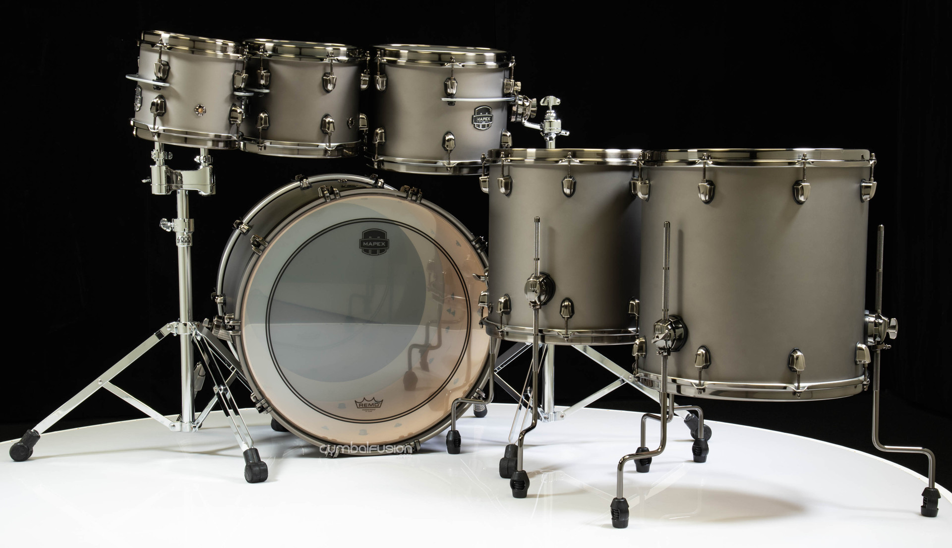 Saturn Evolution Birch/Walnut 6pc Kit - Gun Metal Gray