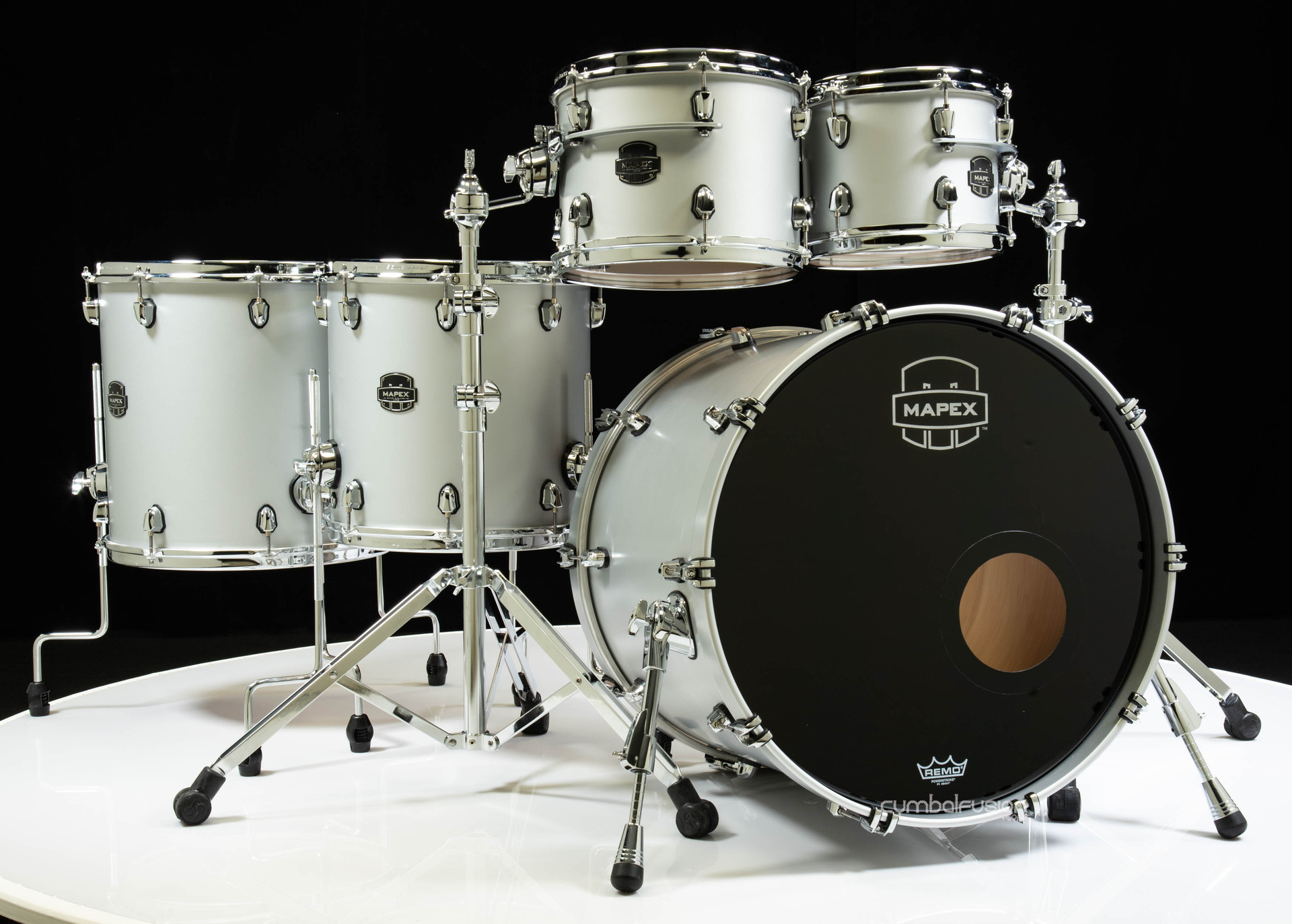 Saturn Evolution Maple/Walnut 5pc Workhorse Kit - Iridium Silver