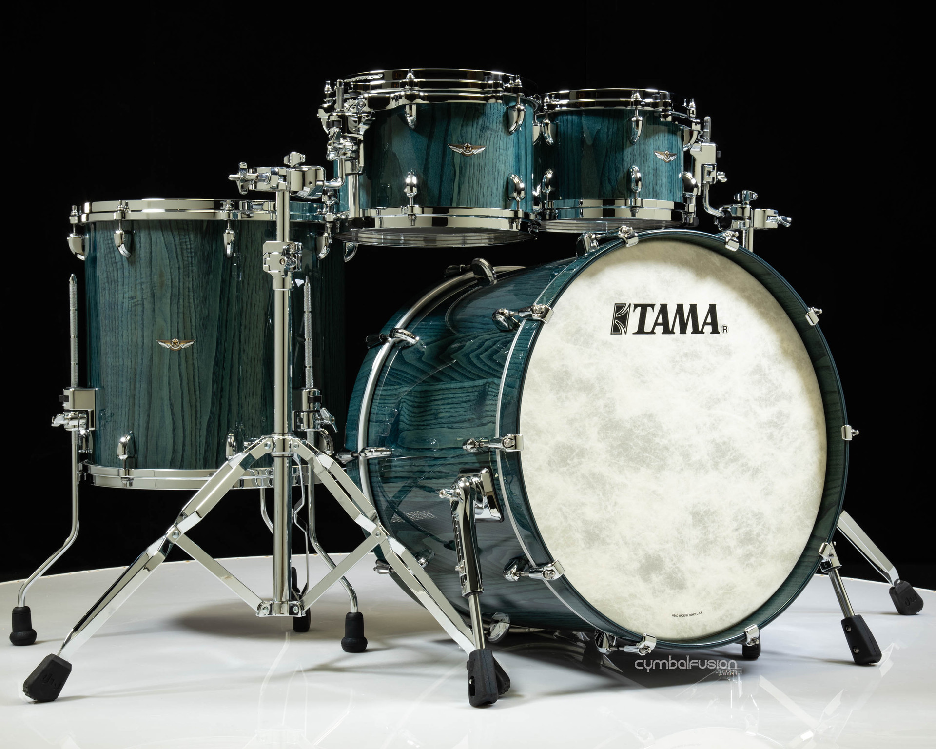 無印良品　TAMA Tama Star Walnut 4pc Shell Pack - Light Indigo Japanese Chestnut