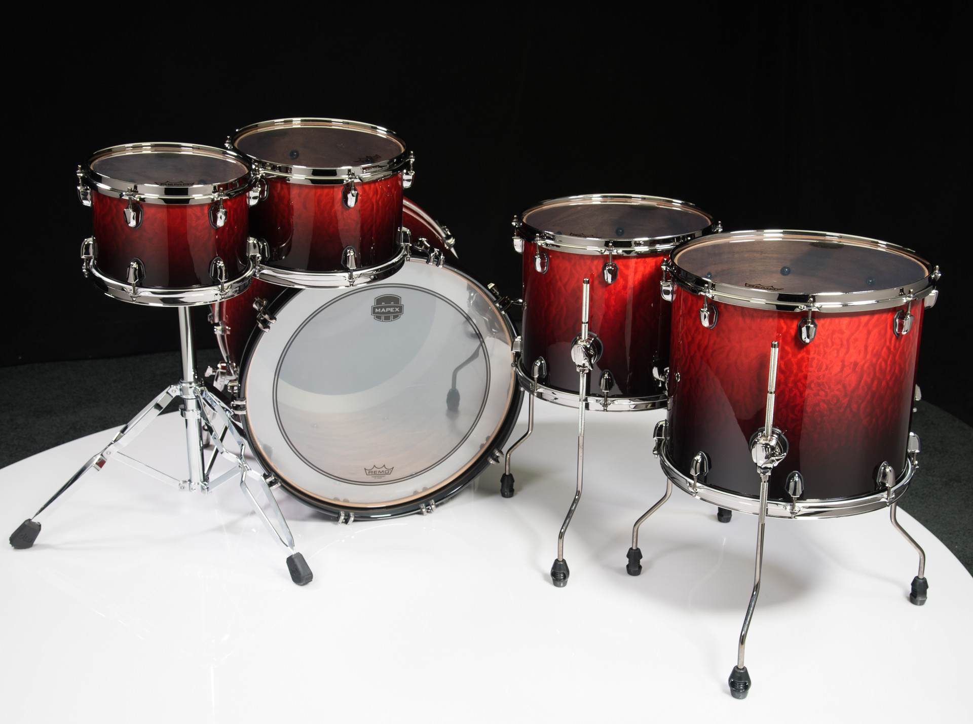 Mapex Saturn V Exotic Shell 5pc Studioease - Natural Maple Burl