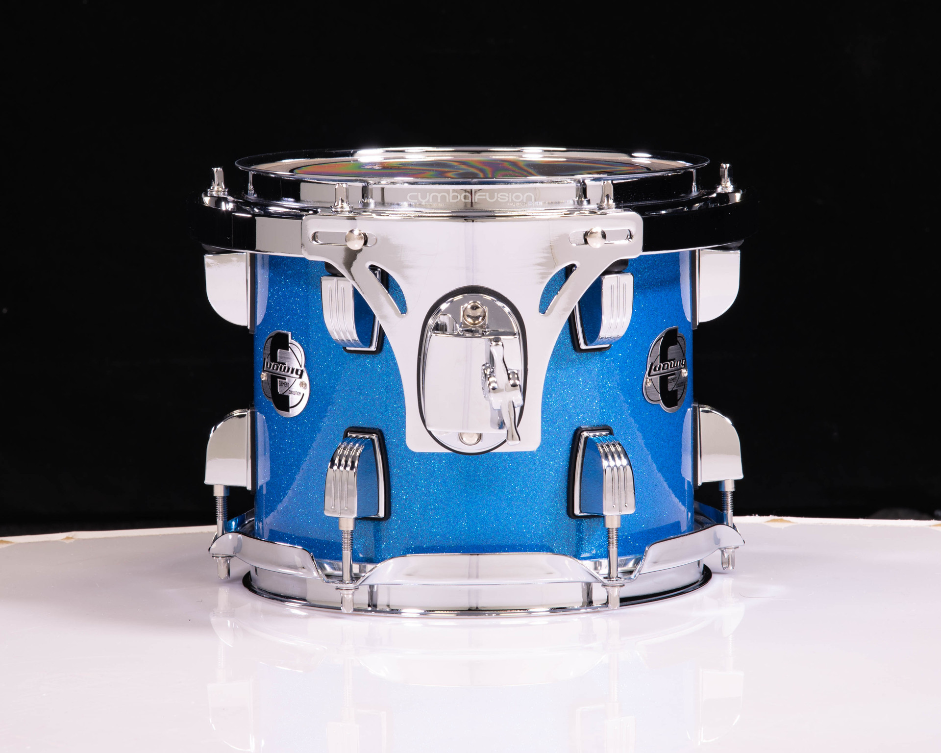Ludwig Elements Evolution 7x8 Tom Blue Sparkle