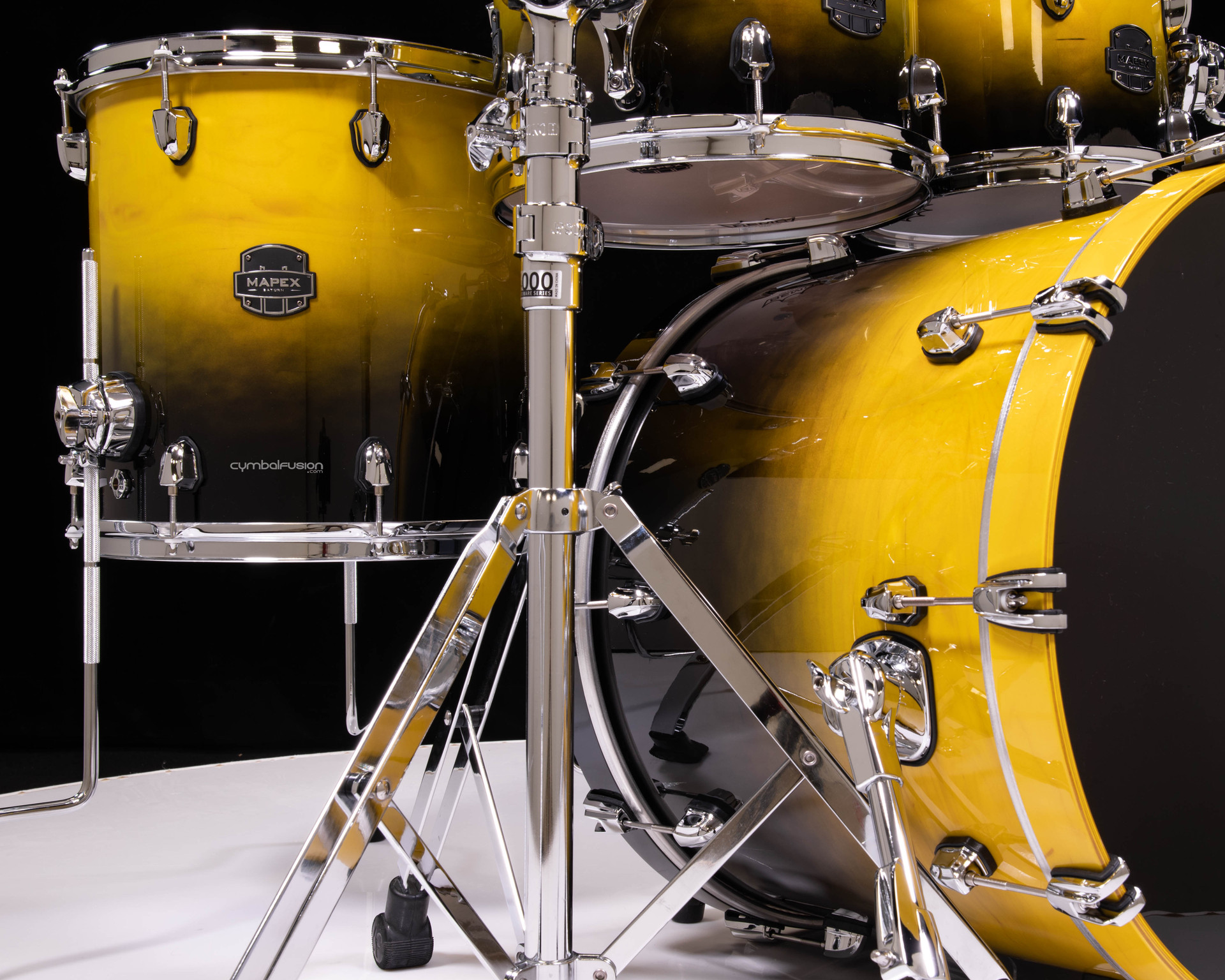 Mapex Saturn 4pc Fusion Shell Pack - Sulphur Fade