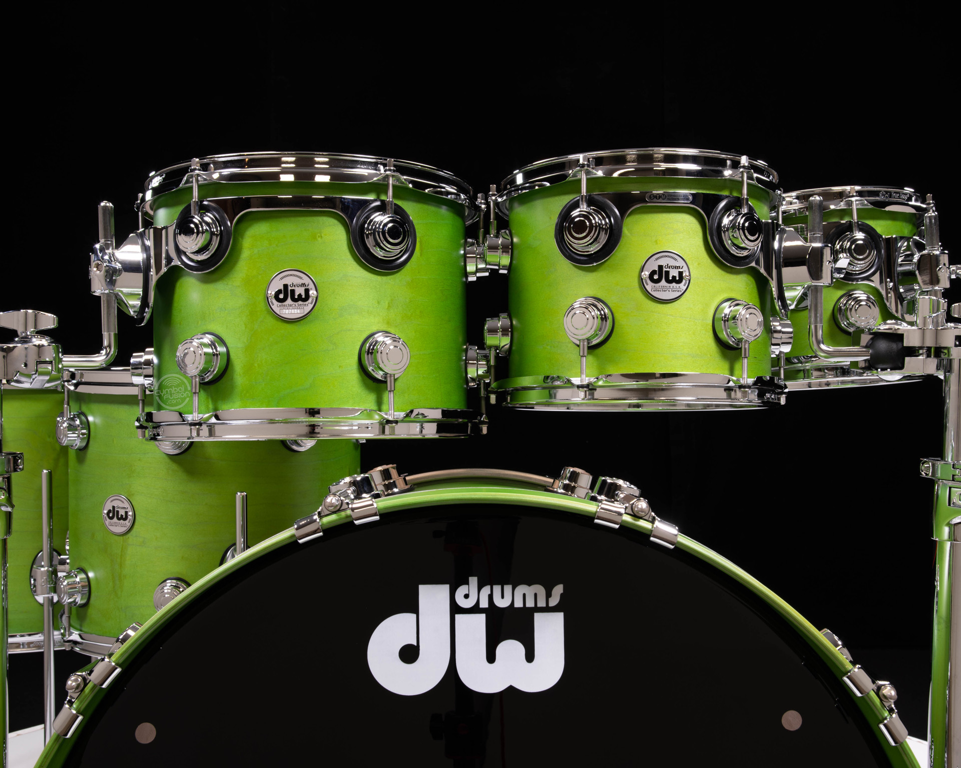 DW Collector's 6pc Maple Kit - Satin Oil Lime Green