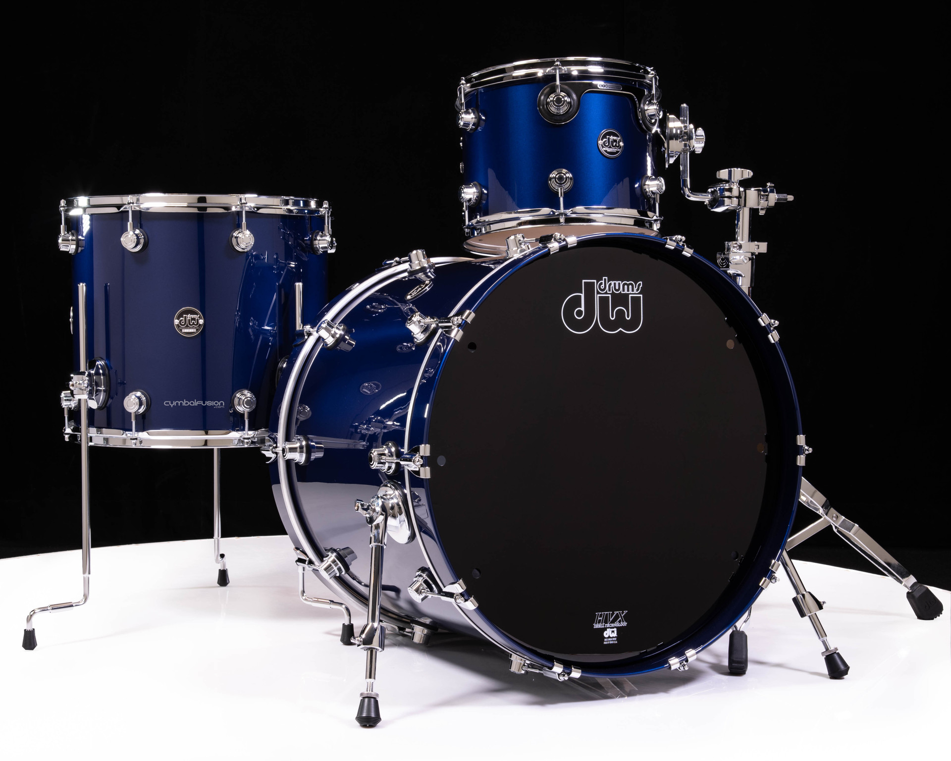 DW Performance Series 3pc Roadster Blue Metallic Lacquer 12/16/22
