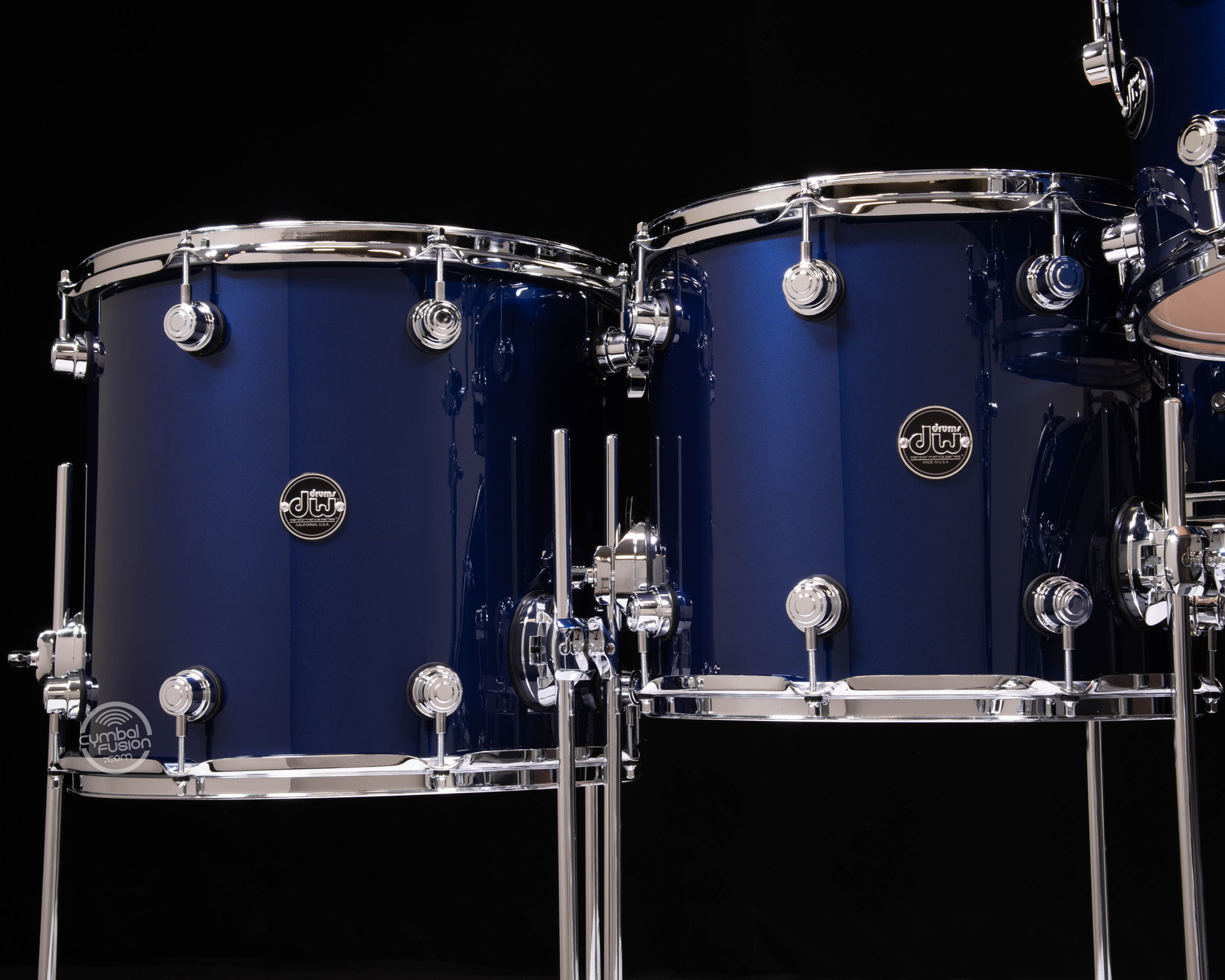 DW Performance Series 6pc Roadster Blue Metallic Lacquer