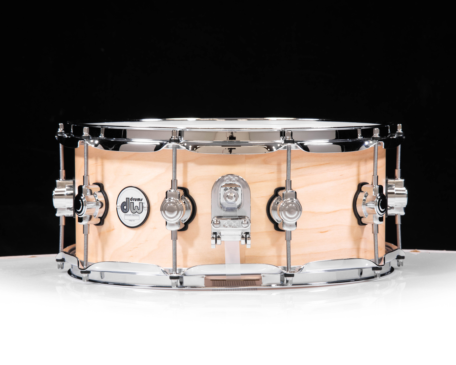 デイナデザインホラズム DW Design Series 6x14 Maple Snare Drum - Natural Satin