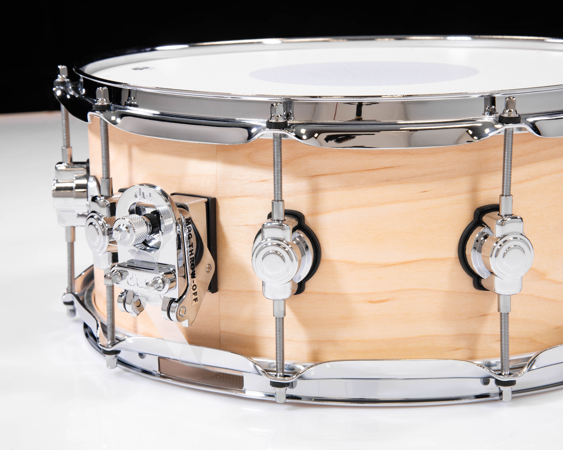 DW Design Series 6x14 Maple Snare Drum - Natural Satin