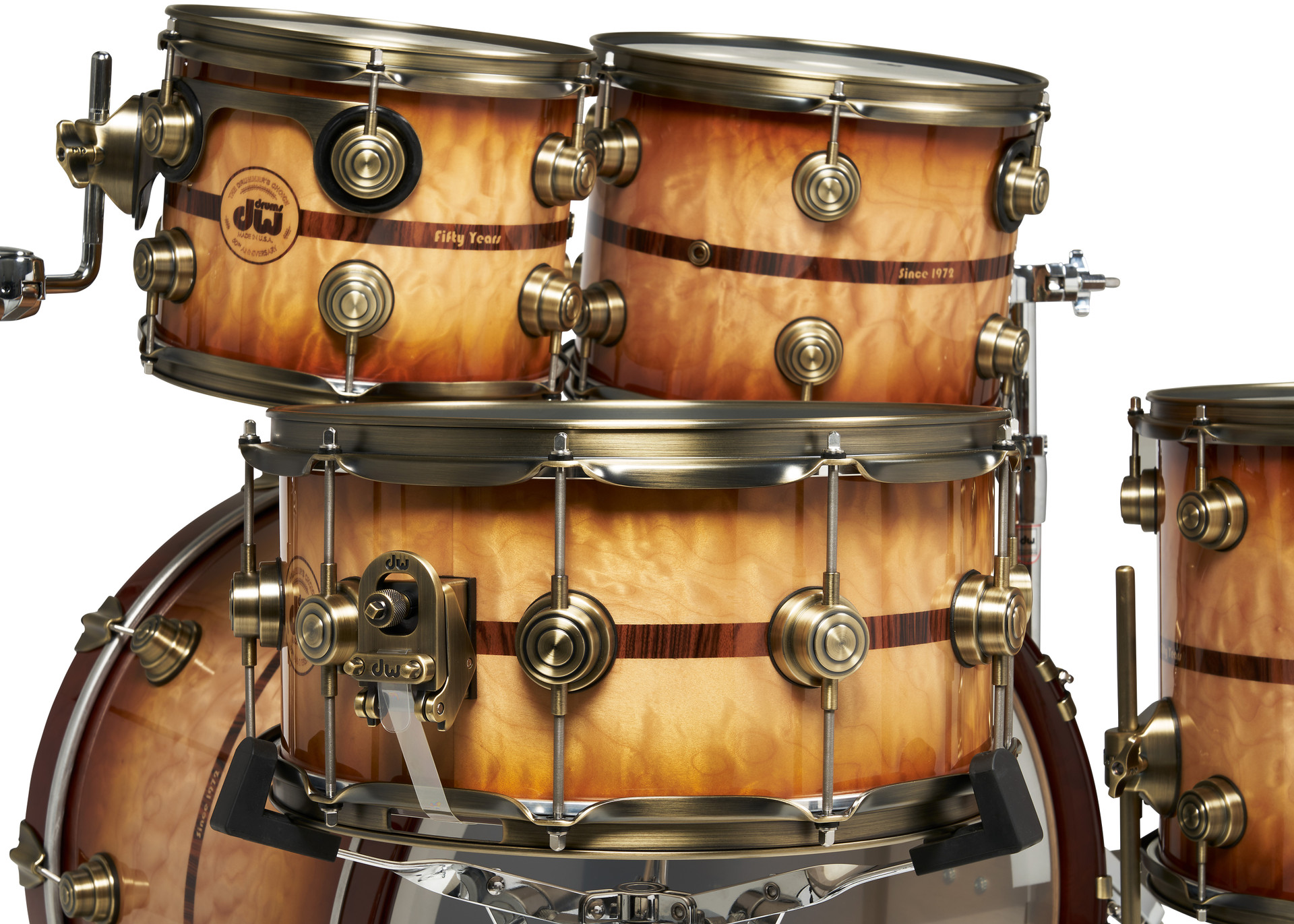 DW 50th Anniversary 6-Piece Kit w/ Antique Gold Hardware