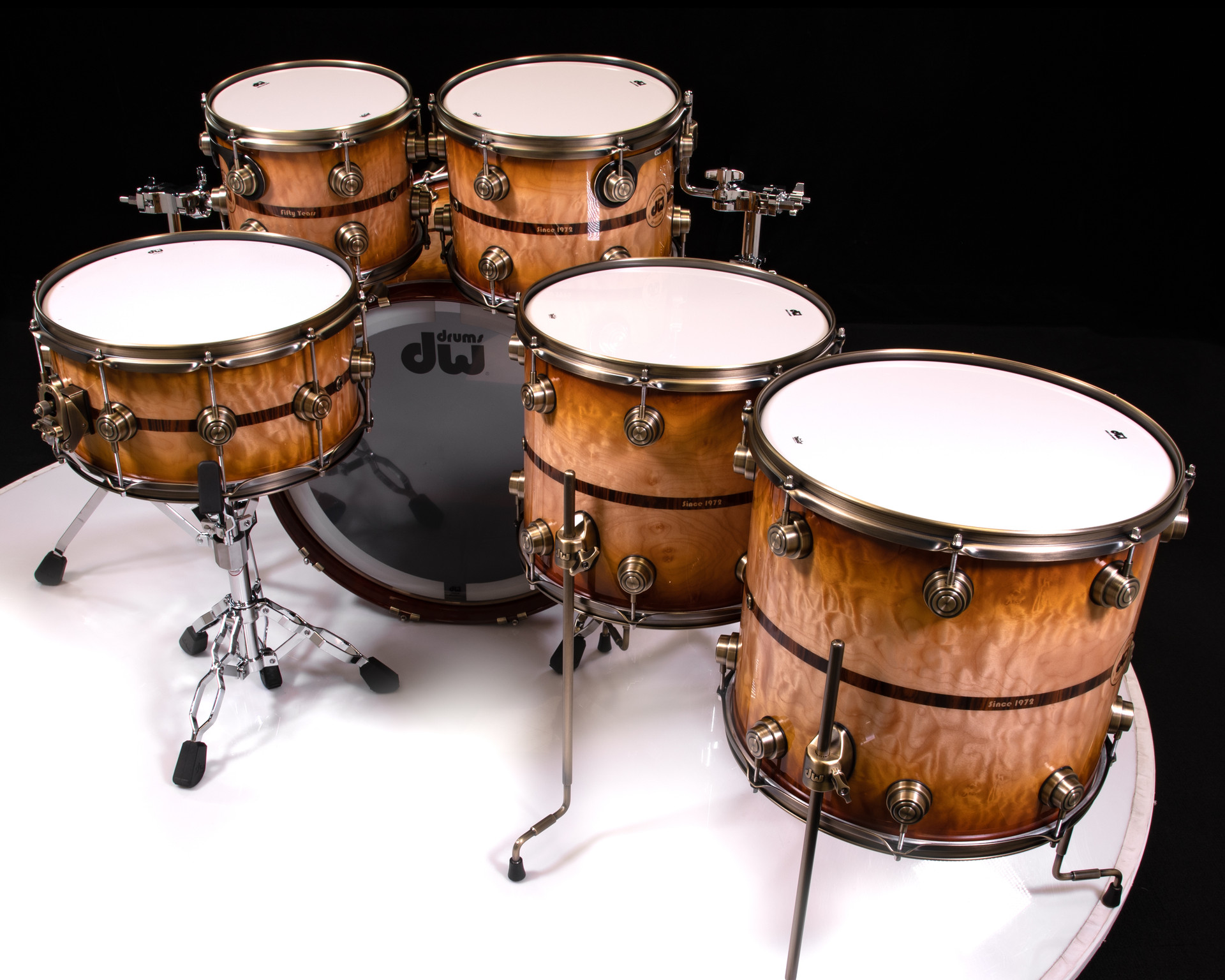DW 50th Anniversary 6-Piece Kit w/ Antique Gold Hardware
