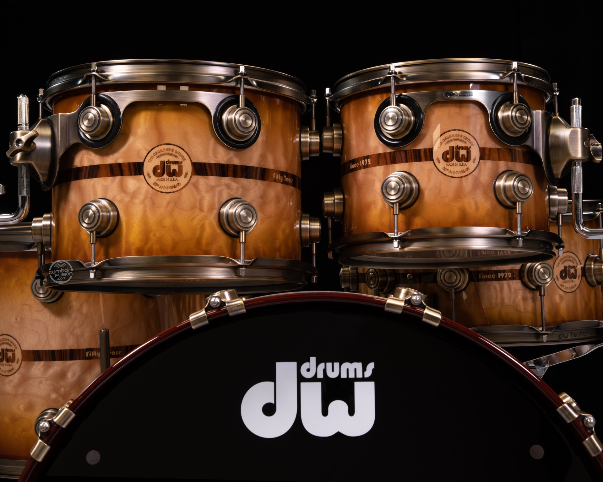 DW 50th Anniversary 6-Piece Kit w/ Antique Gold Hardware