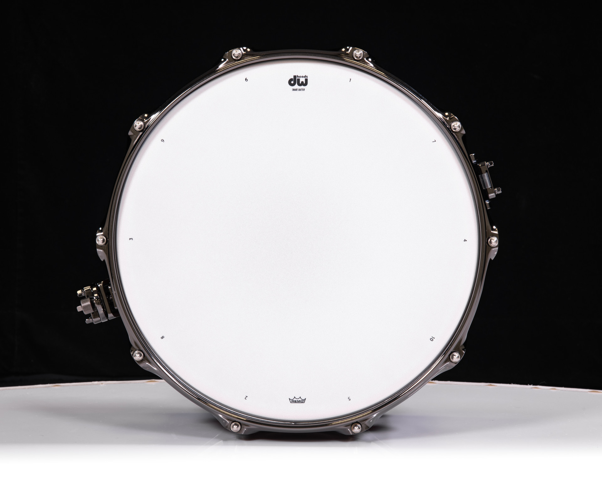 DW Collector's Series Maple 6.5x14 Snare Drum Rich Red Burst on