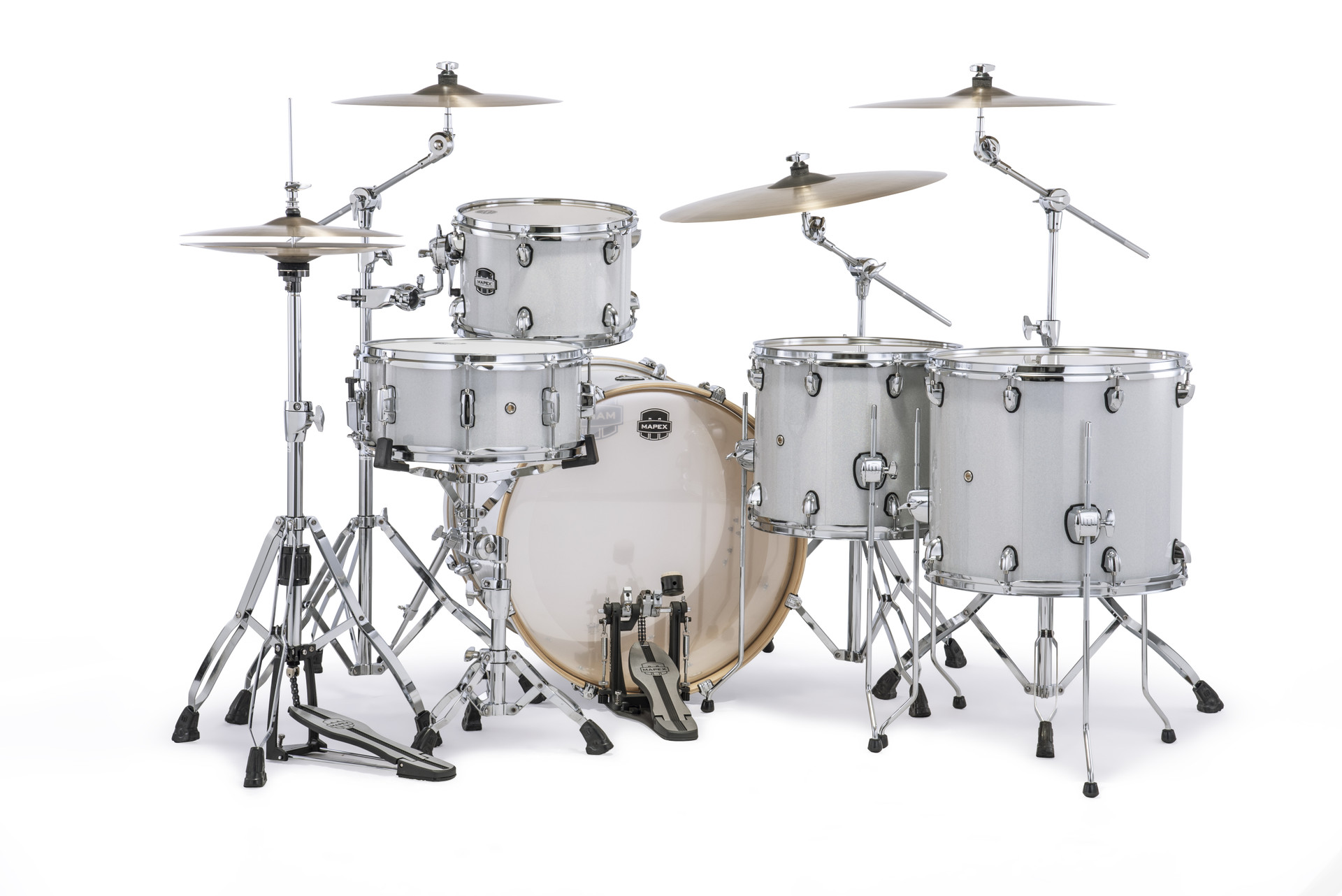 Mapex Mars Birch 5 Piece Crossover Shell Pack Diamond Sparkle
