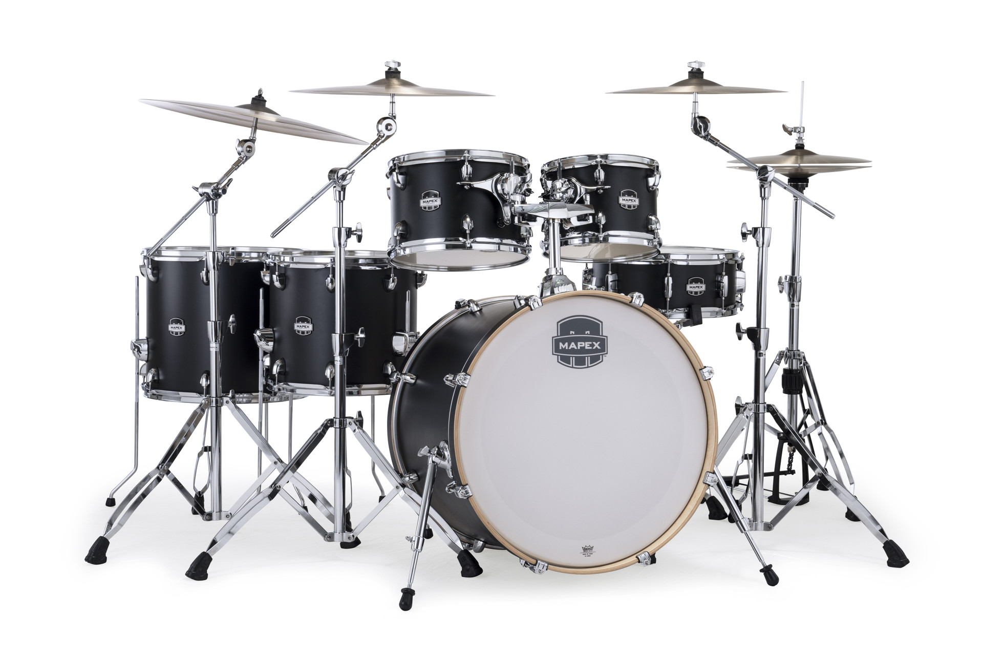 Mapex Mars Maple Studioease Shell Pack Matte Black