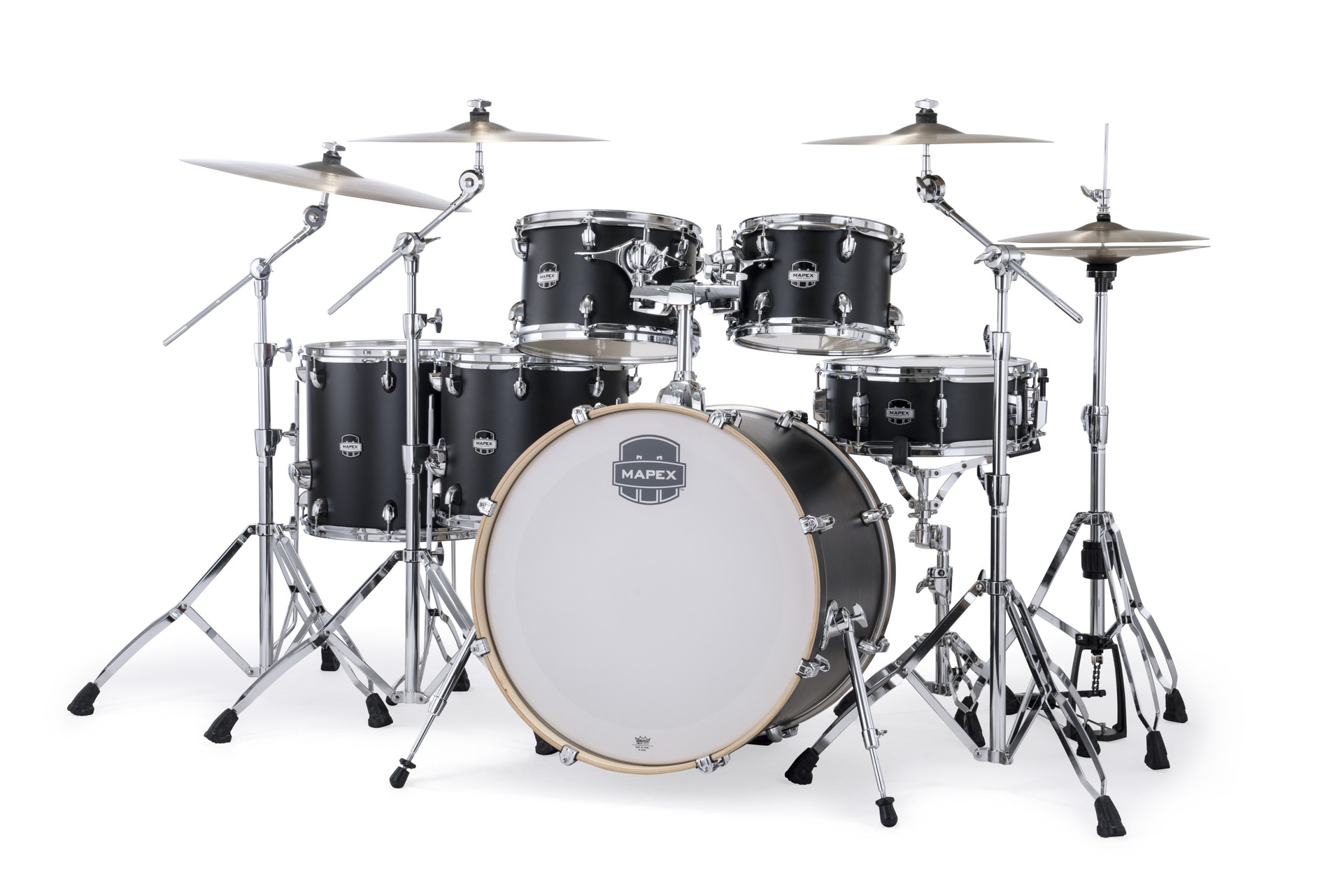 Mapex Mars Maple Studioease Shell Pack Matte Black