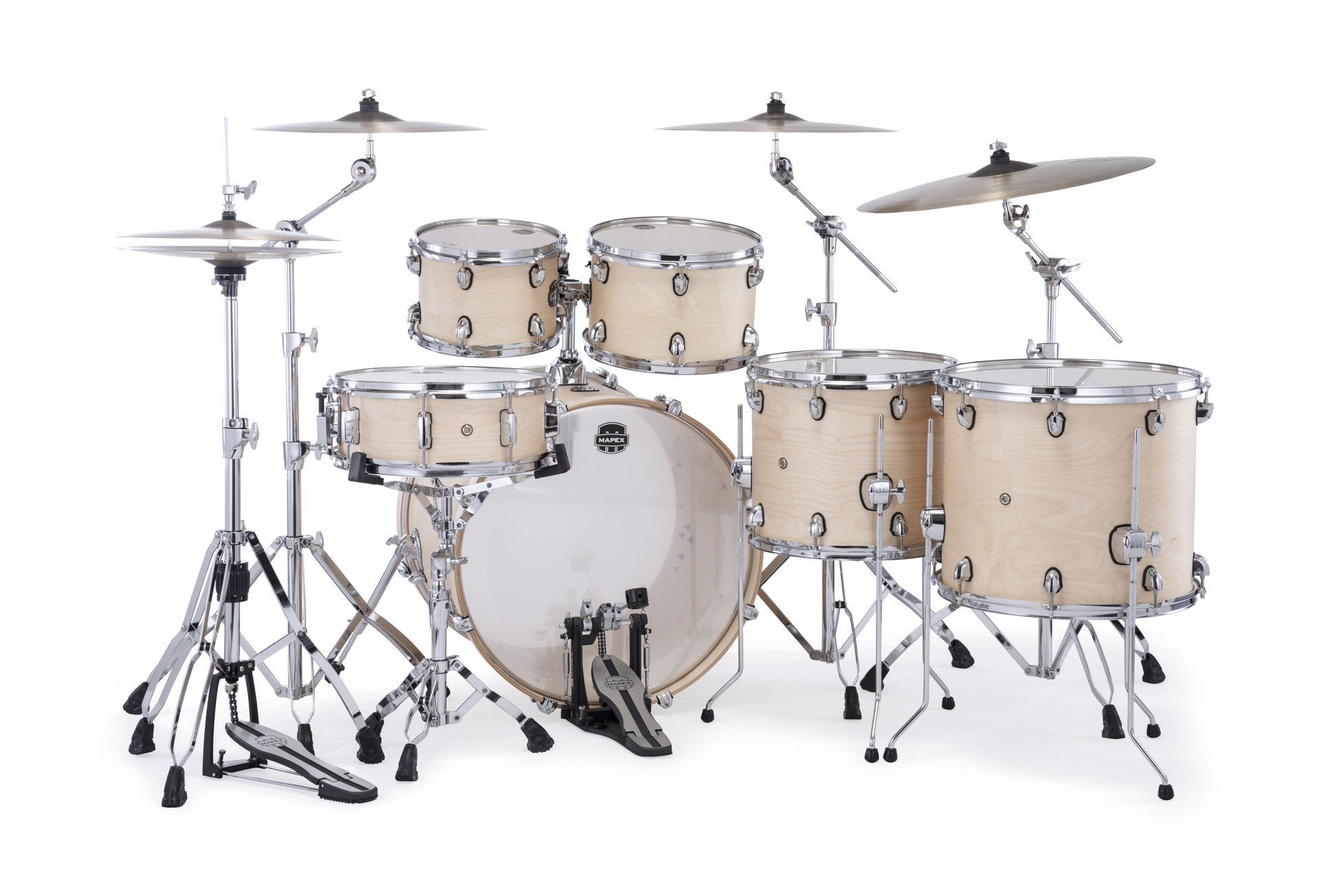 MARS Blu-rayセット Mapex Mars Maple 6pc Studioease Shell Pack Natural Satin