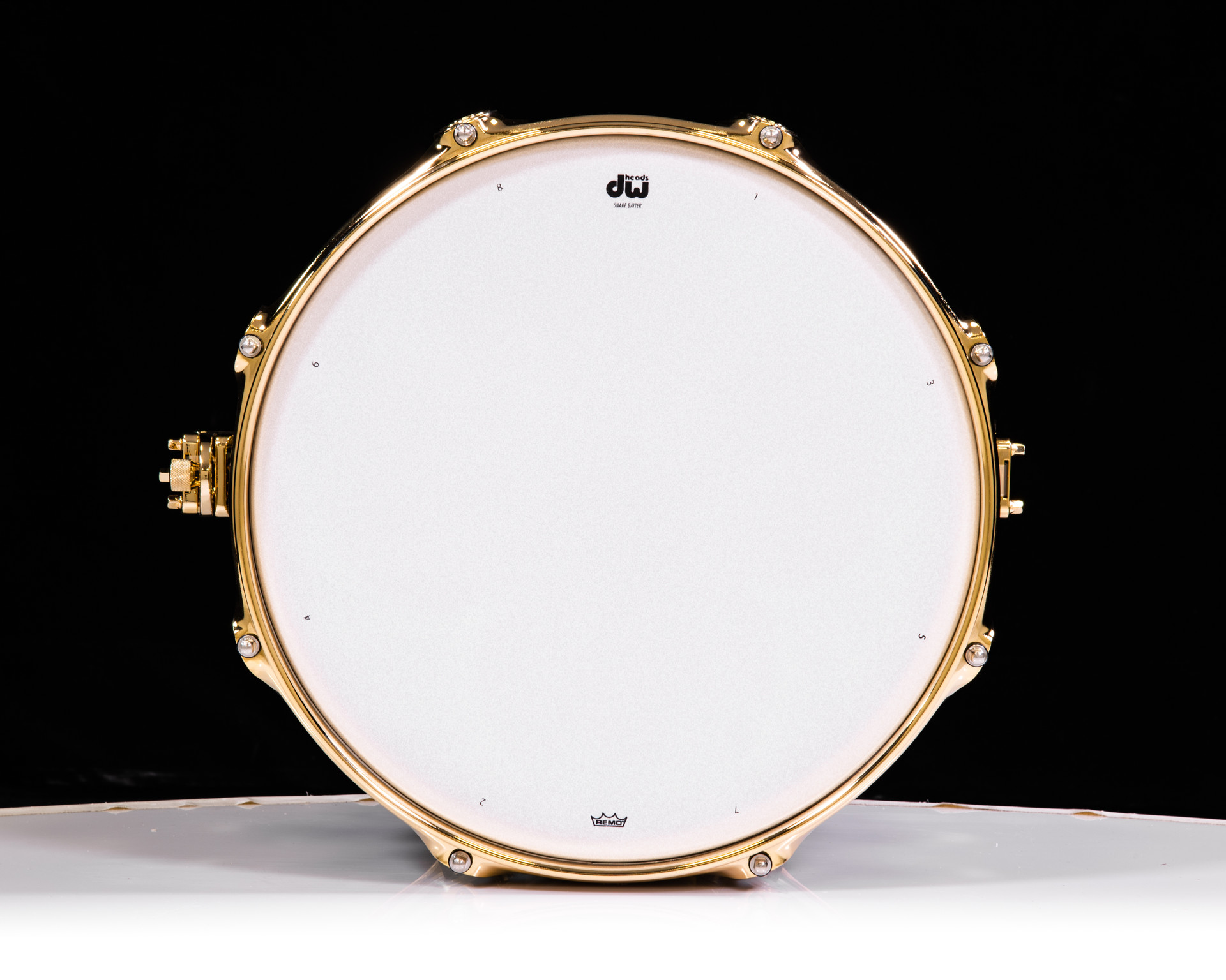 DW Collector's Series 9x13 Maple SSC Snare - Gold Glass w/Gold