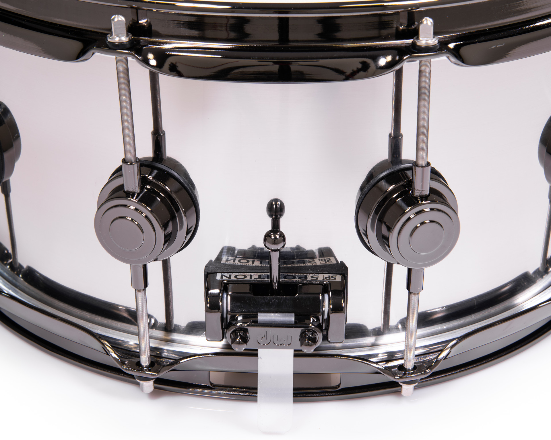 DW Collector's Stainless Steel 6.5x14 Snare Drum w/Black Nickel HW