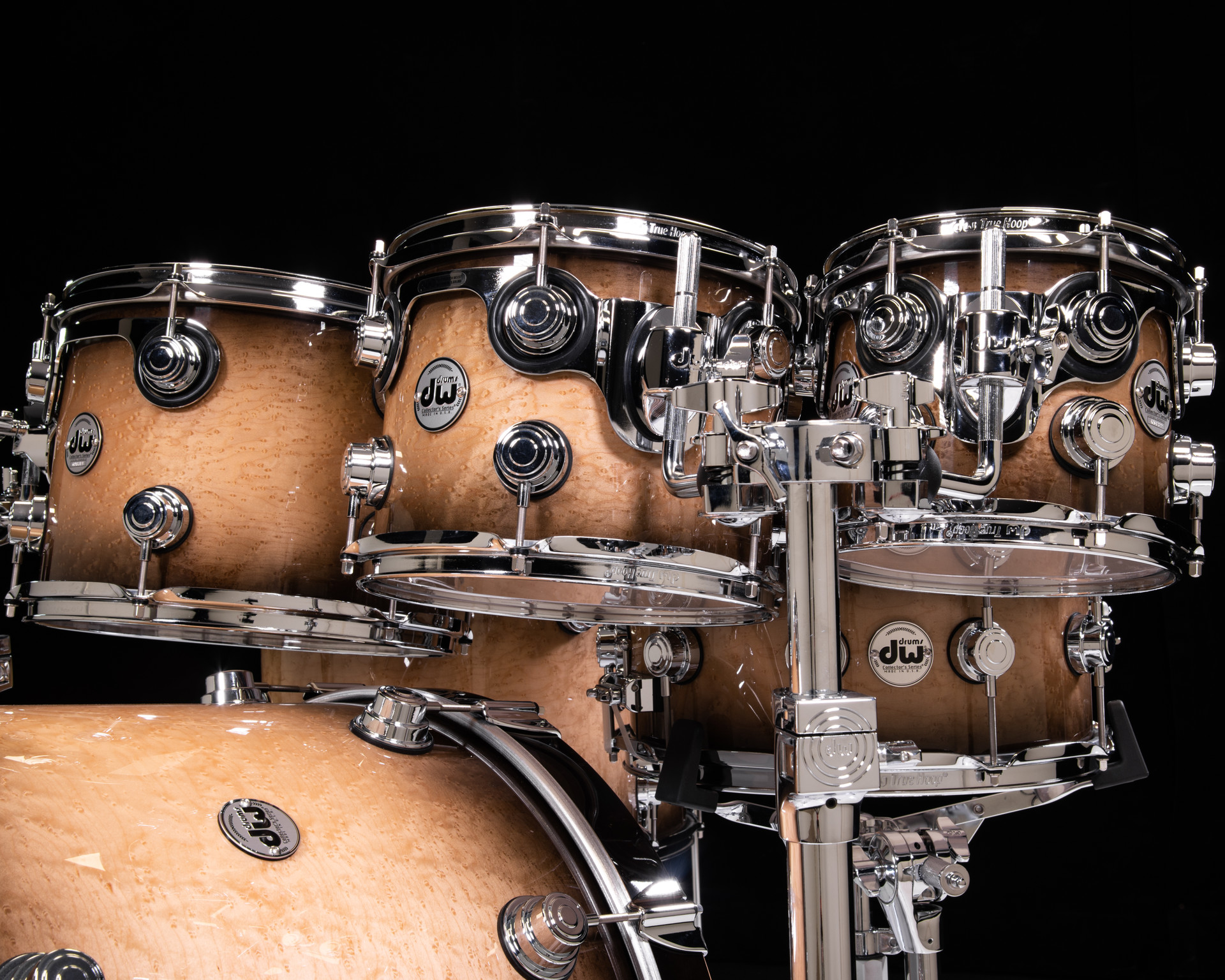 DW Collector's 7pc Cherry Purple Core - Candy Black Burst Over