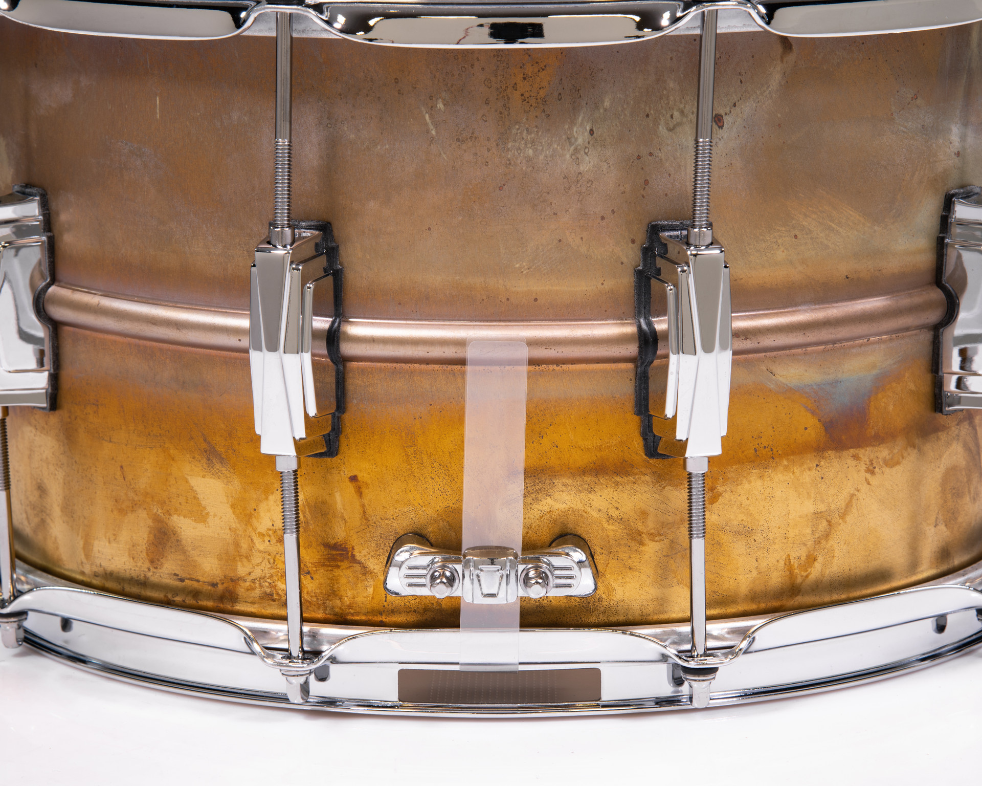 【中古】Ludwig（ラディック）/LB484R Raw Brass Phonic【USED】【大宮店】(2500003058070) Ludwig LB484R 8x14 Raw Brass Snare - CymbalFusion.com