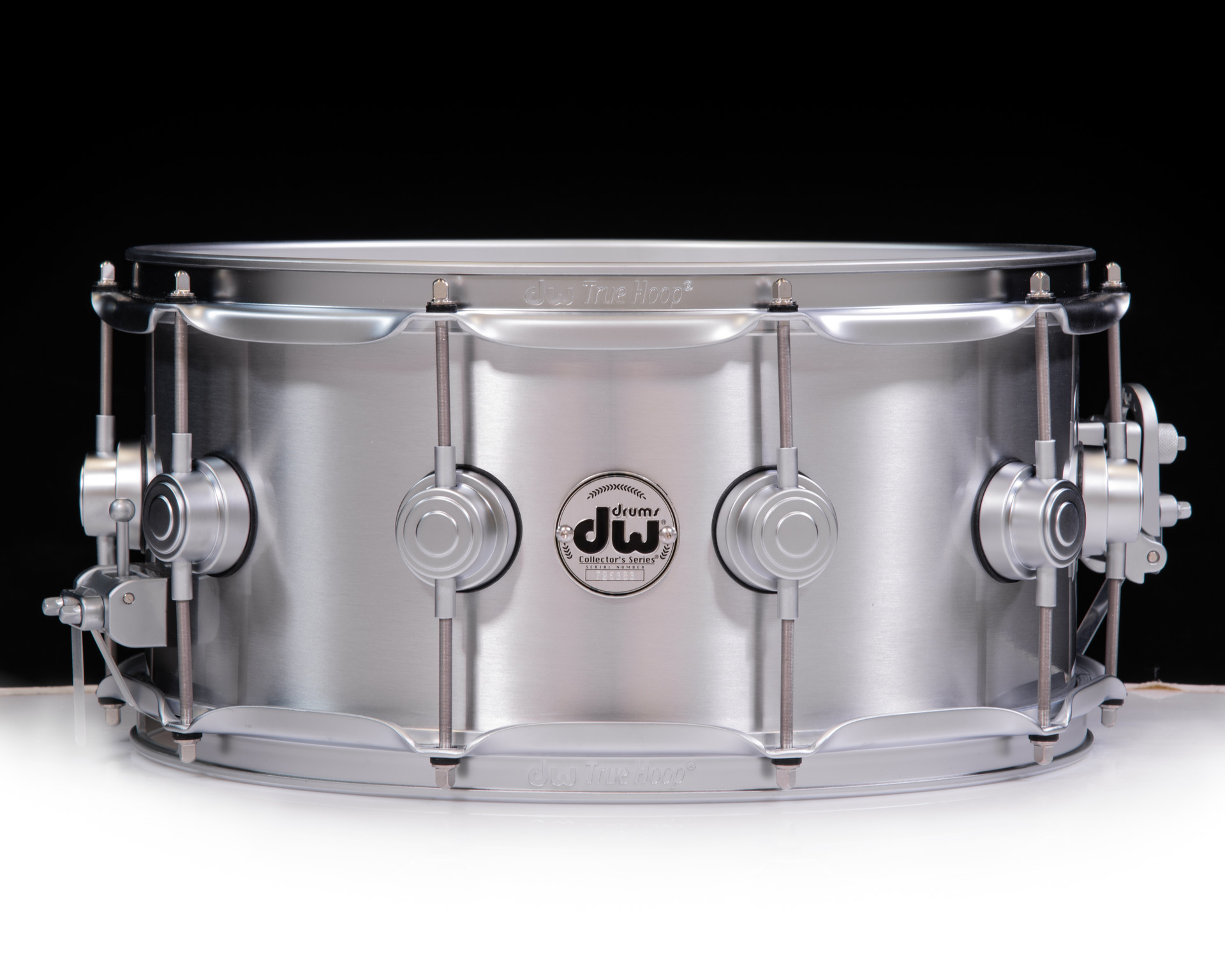 DW Rolled Aluminum 6.5x14 Snare Drum with Satin Chrome Hardware