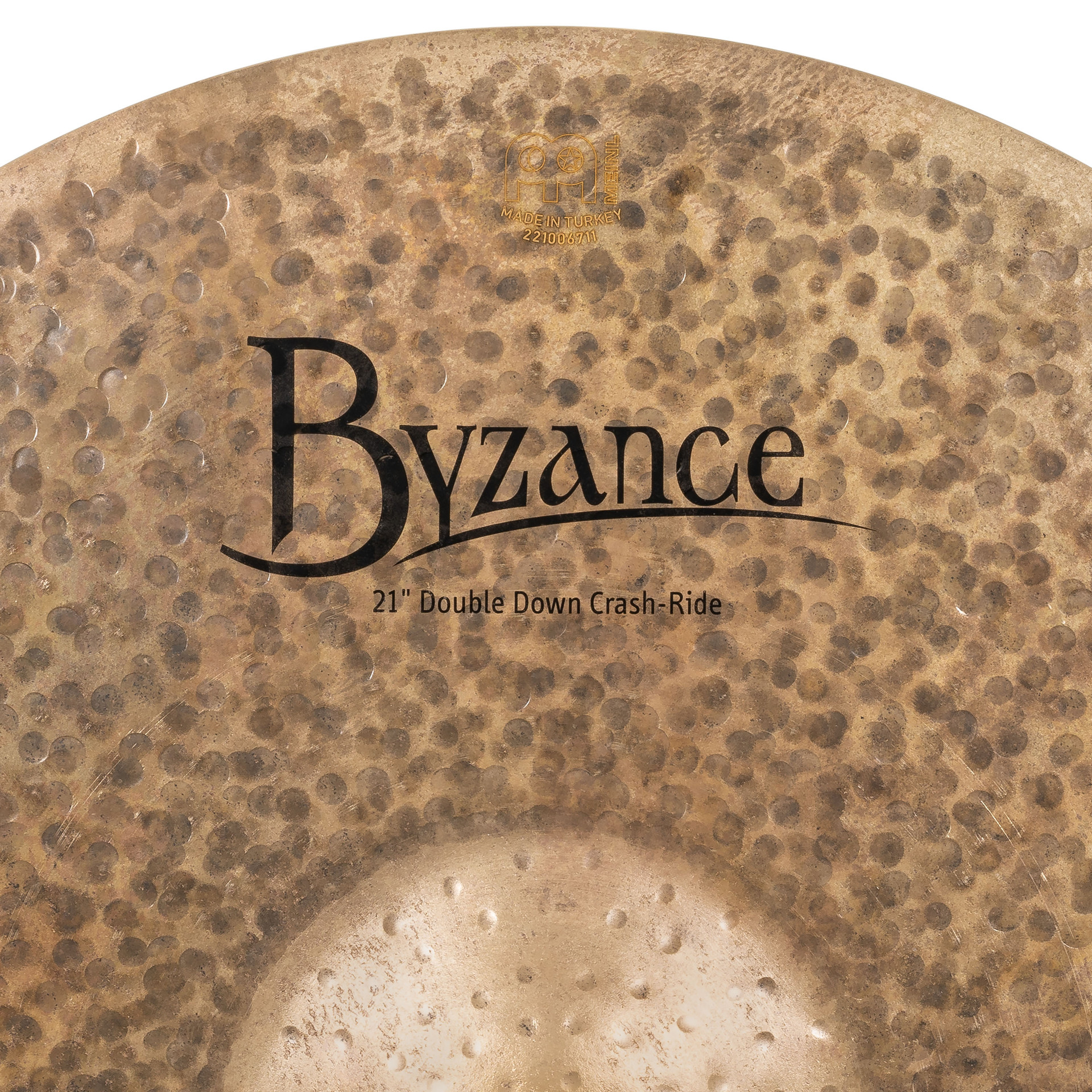 Meinl 21” Byzance Dark Double Down Crash-Ride