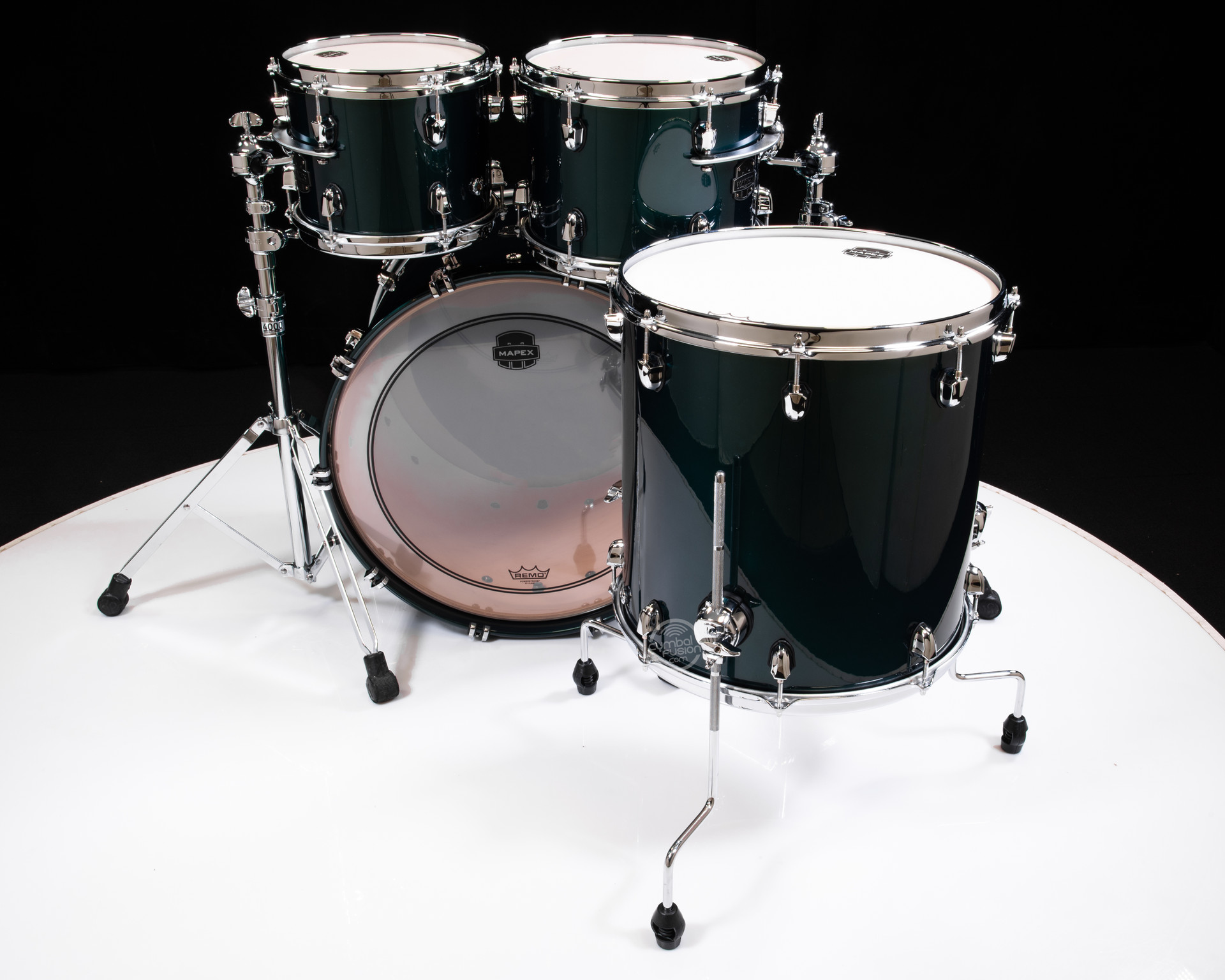 Mapex Saturn Evolution Maple/Walnut 4pc Rock Kit - Brunswick Green