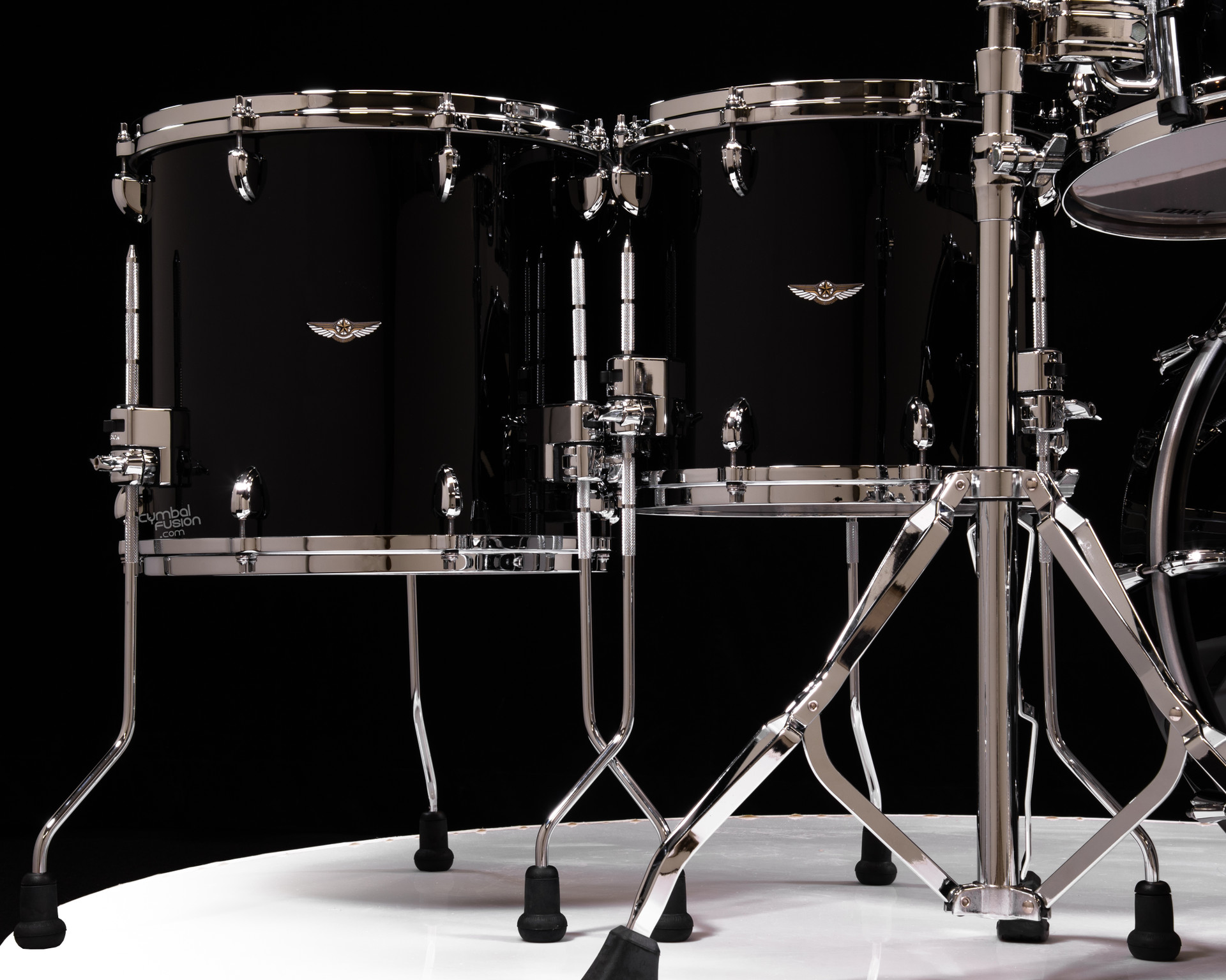 Tama Star Walnut 5pc Piano Black Shell Pack 10/12/14/16/22