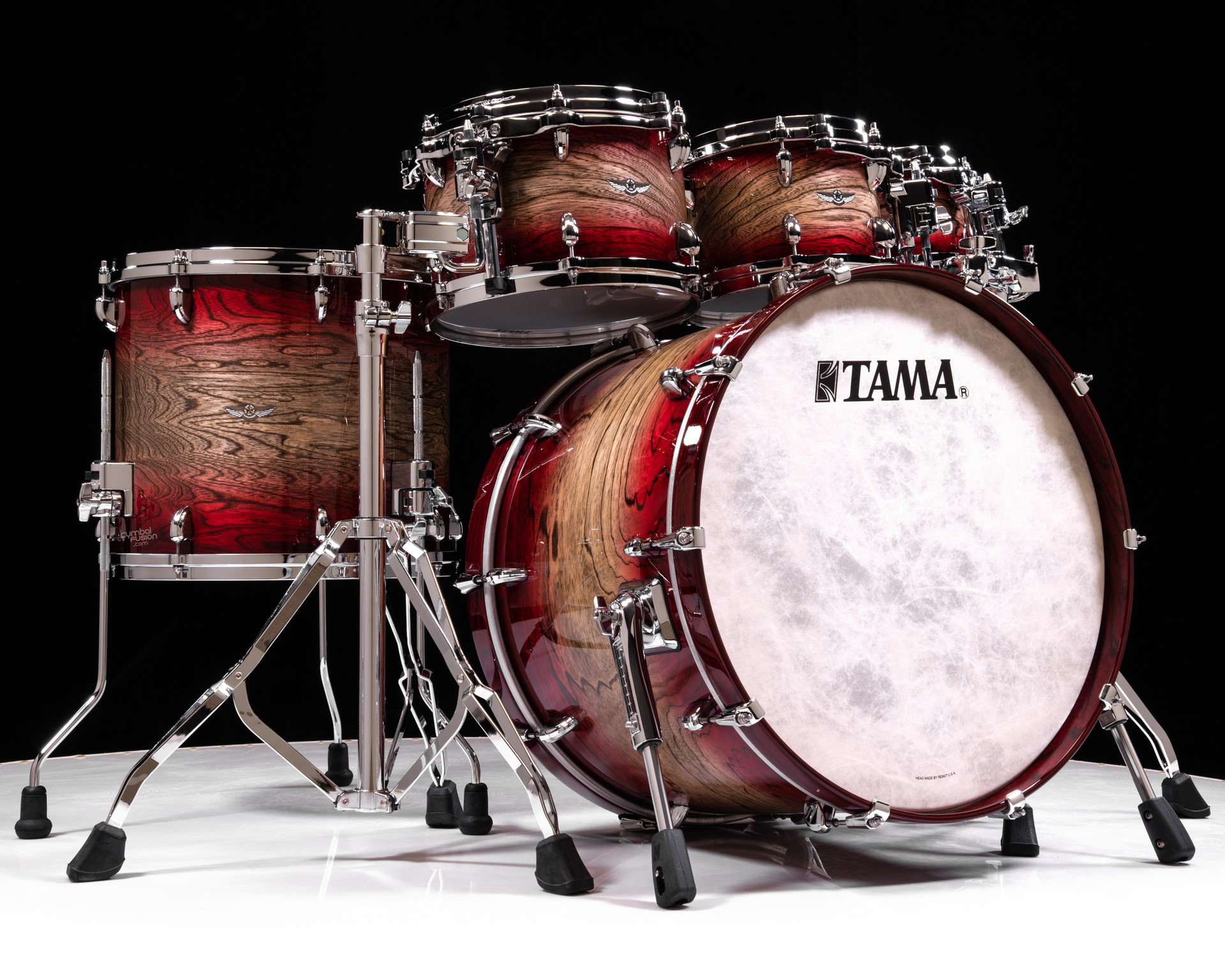 Tama☆ Tama Star Walnut 5pc Garnet Japanese Sen Burst 8/10/12/16/22