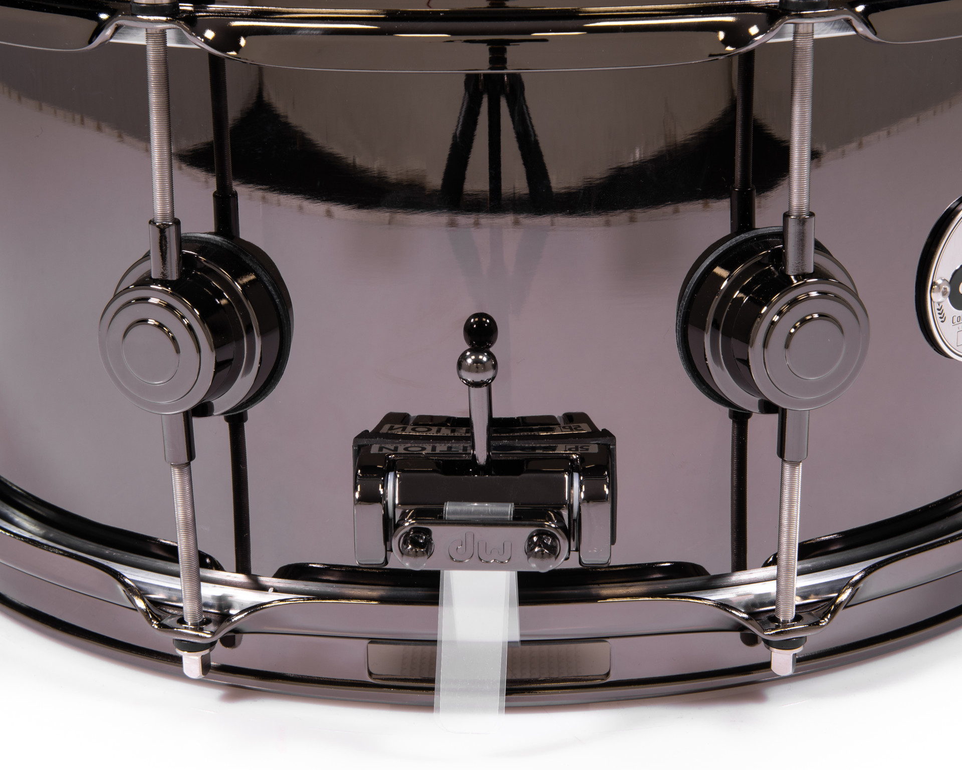 DW Collector's 6.5x14 Black Nickel over Brass 8-Lug w/Black Nickel