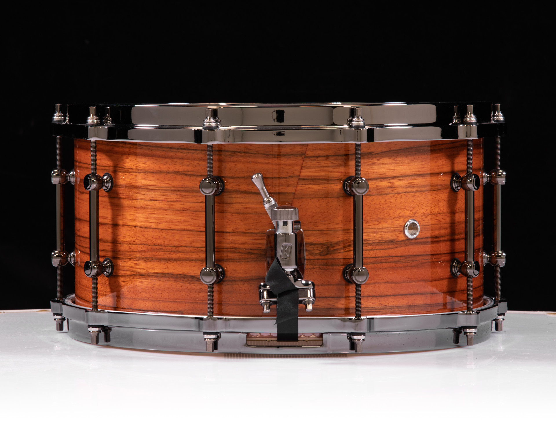 Tama SLP G-Maple 14x7 Snare Drum - Gloss Tangerine Zebrawood