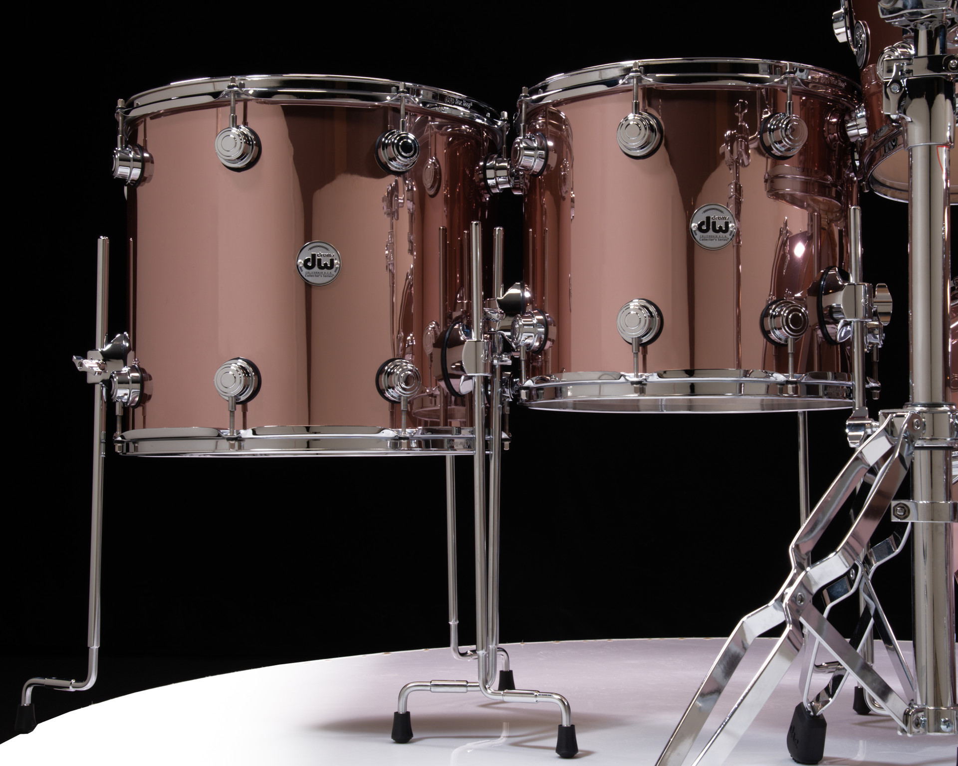 DW Collector's 6pc Maple SSC Kit - Rose Copper 10/12/14/16/22/14SD