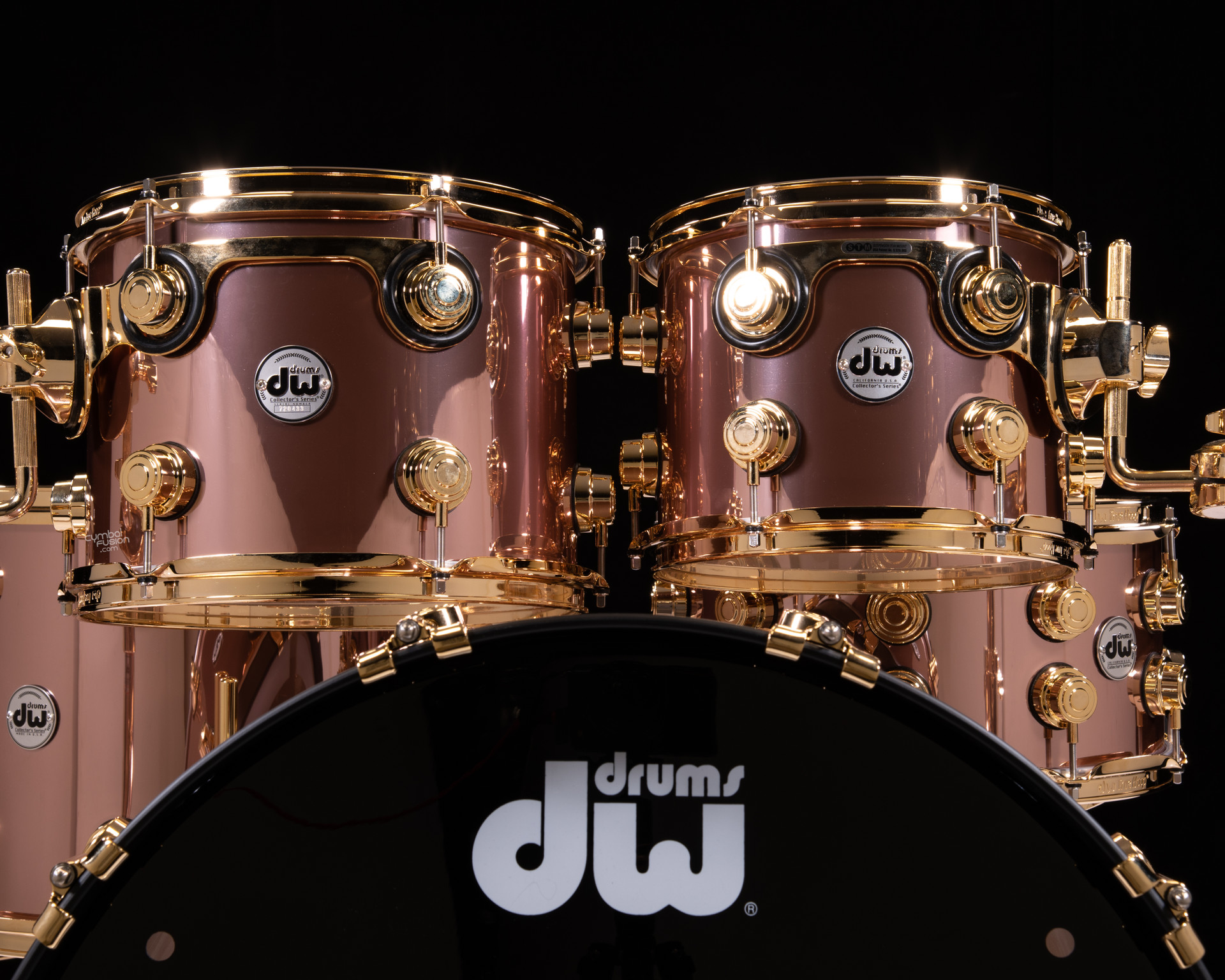 DW Collector's 6pc SSC Maple Kit - Rose Copper w/Gold HW