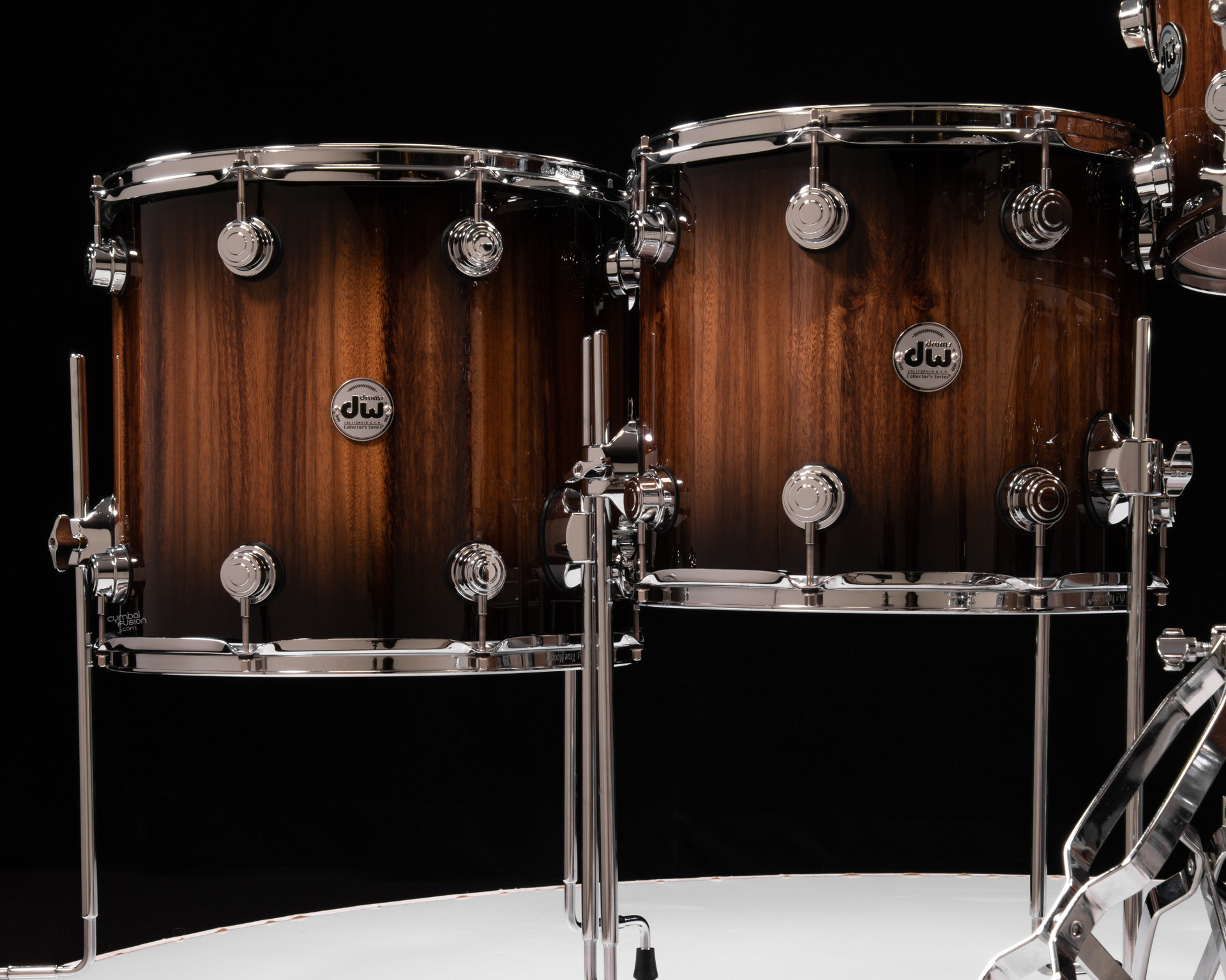DW Collector's 5pc Maple SSC Kit - Candy Black Burst over Monkey