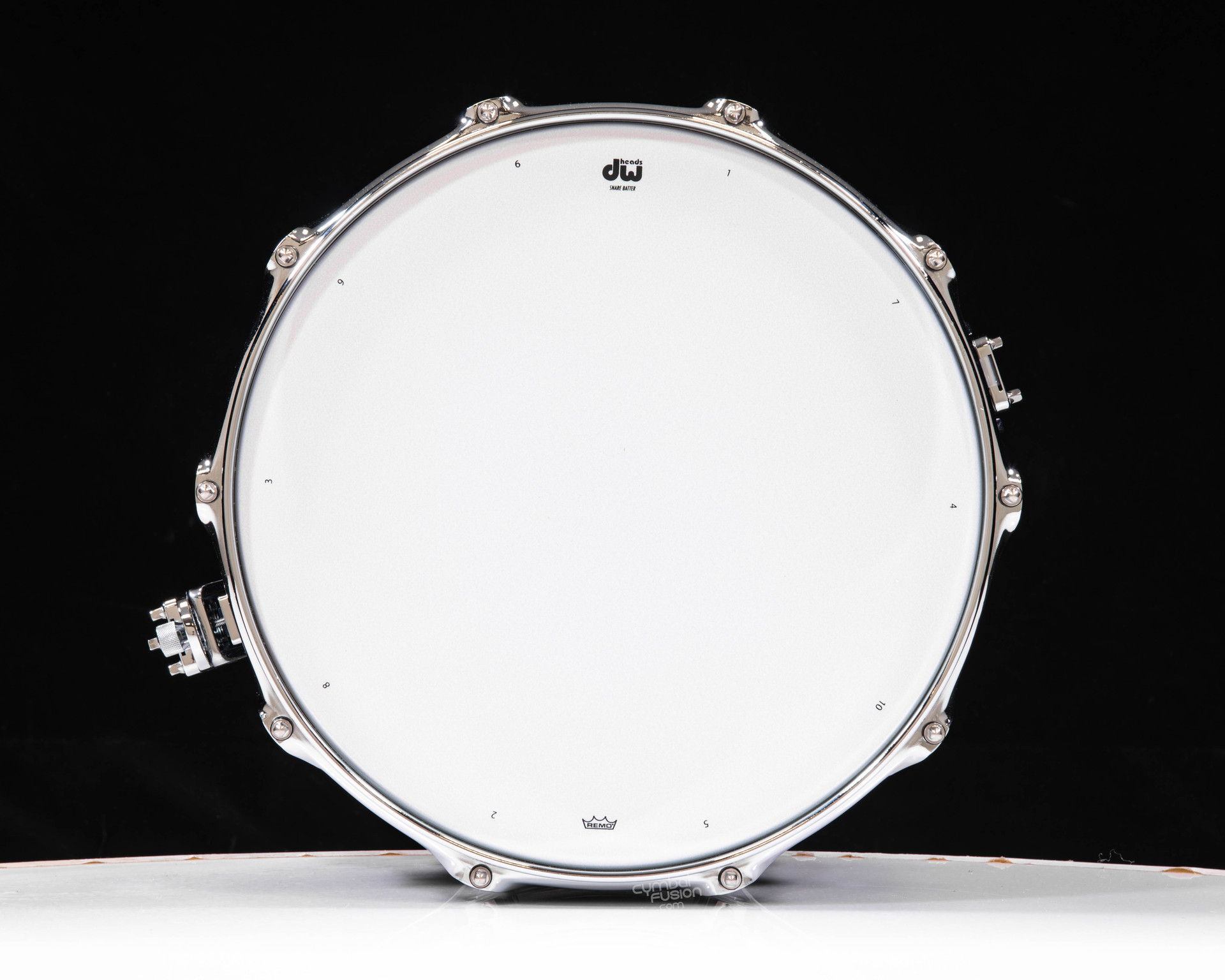 DW Collector's 6.5x14 SSC Maple Snare - Black Ice w/Chrome HW