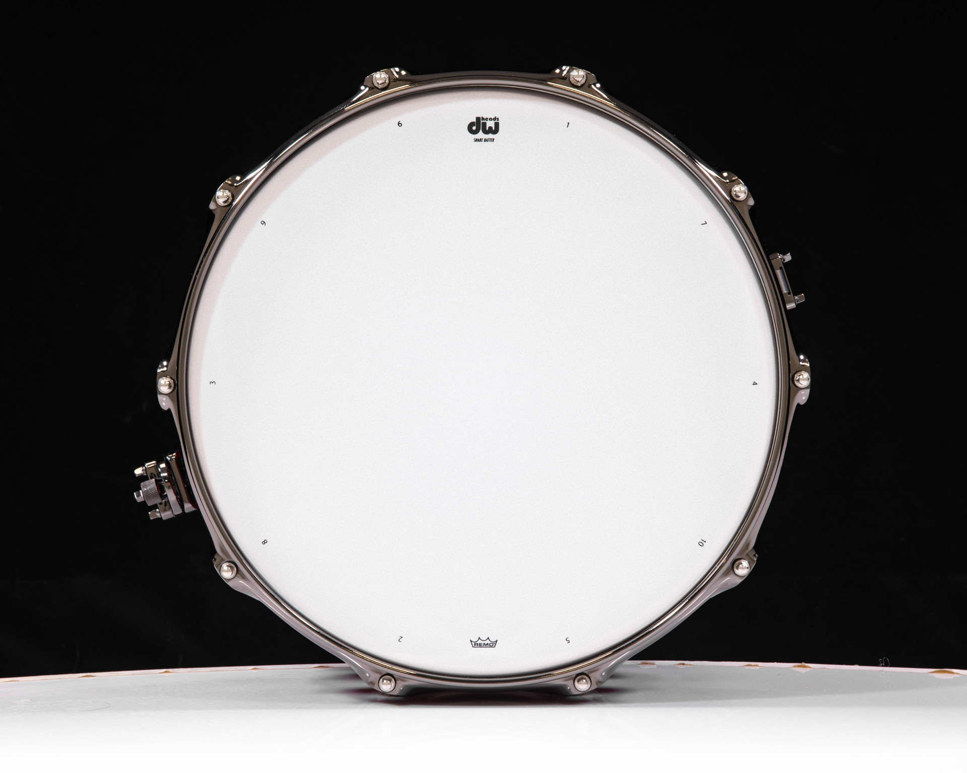 DW Collector's 8x14 SSC Maple Snare - Candy Apple Red w/Black