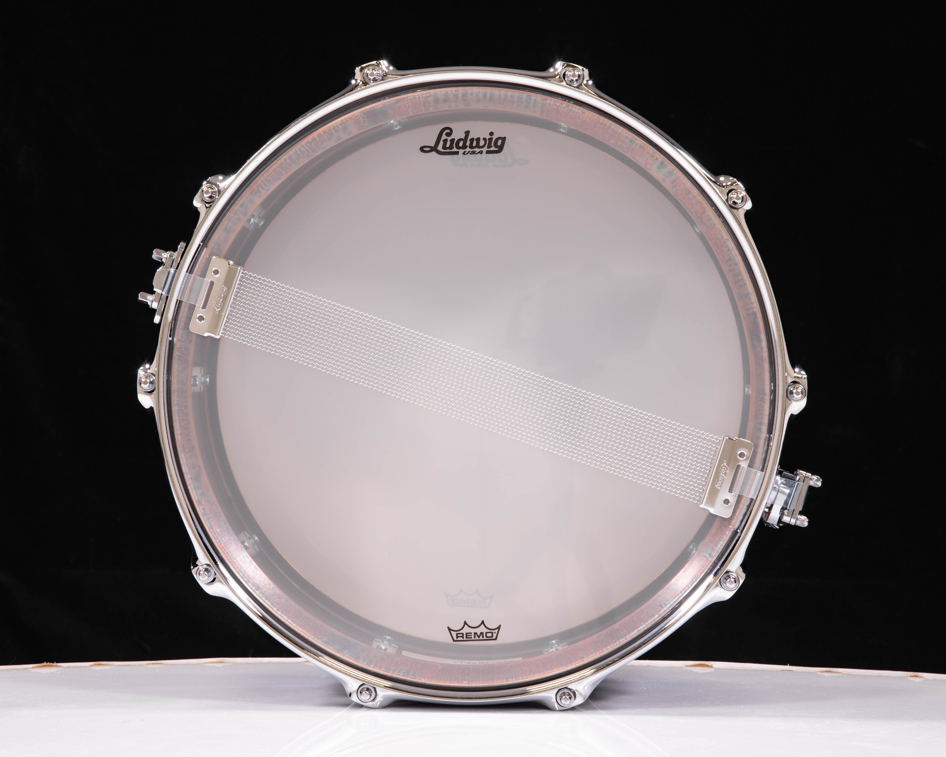 Ludwig LB552RT 6.5 x14 Raw Bronze Phonic Snare Drum w/ Tube Lugs