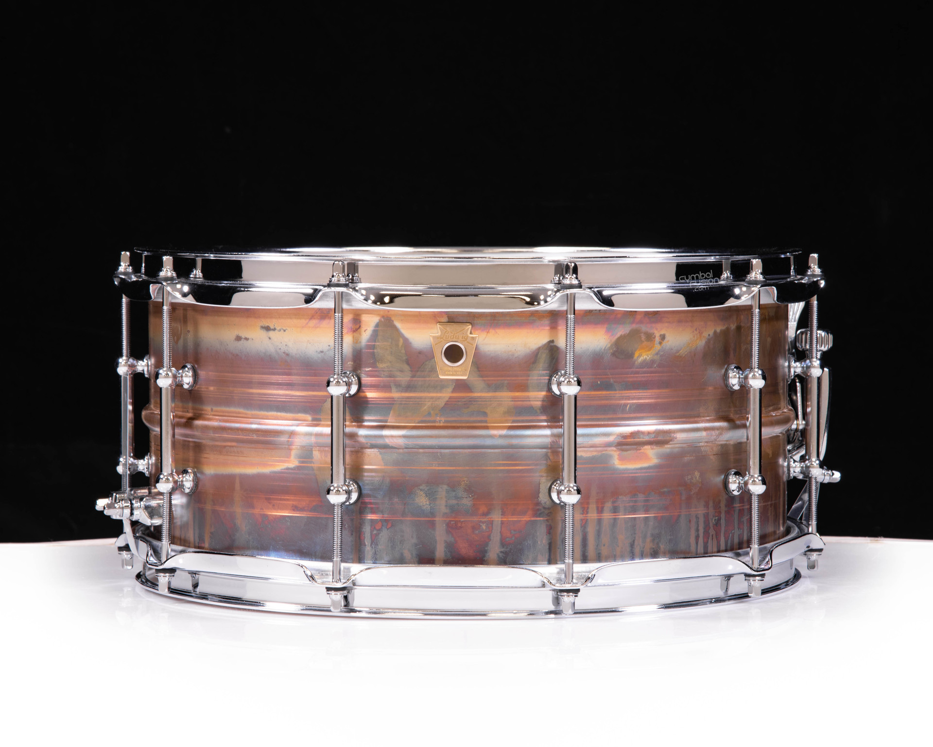 Rodenstock 4× ルーペ ドイツ製 レア Ludwig LB552RT 6.5 x14 Raw Bronze Phonic Snare Drum w/ Tube Lugs