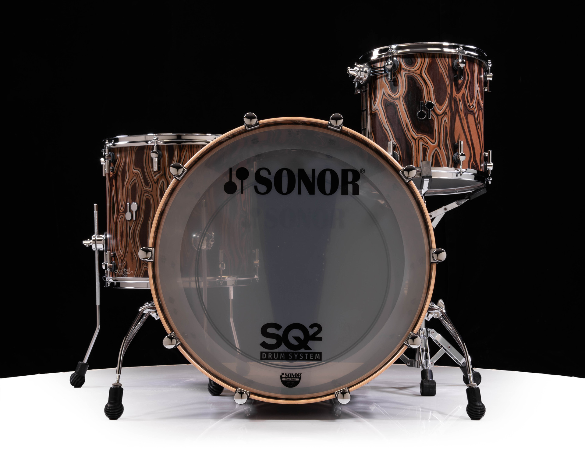 Sonor SQ2 3pc Beech Kit - Elder Tree w/Chrome HW (13x13,16x15