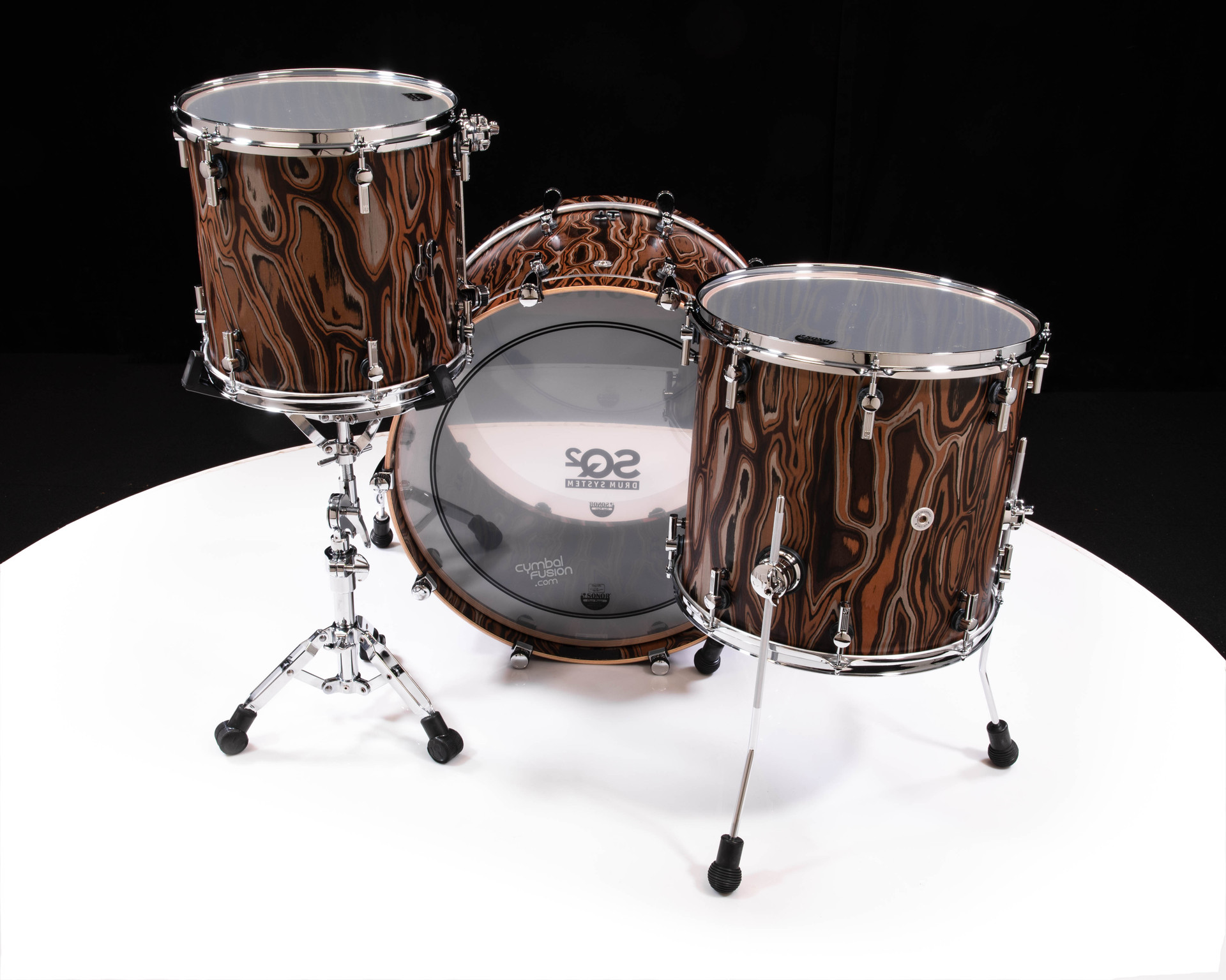 Sonor SQ2 3pc Beech Kit - Elder Tree w/Chrome HW (13x13,16x15