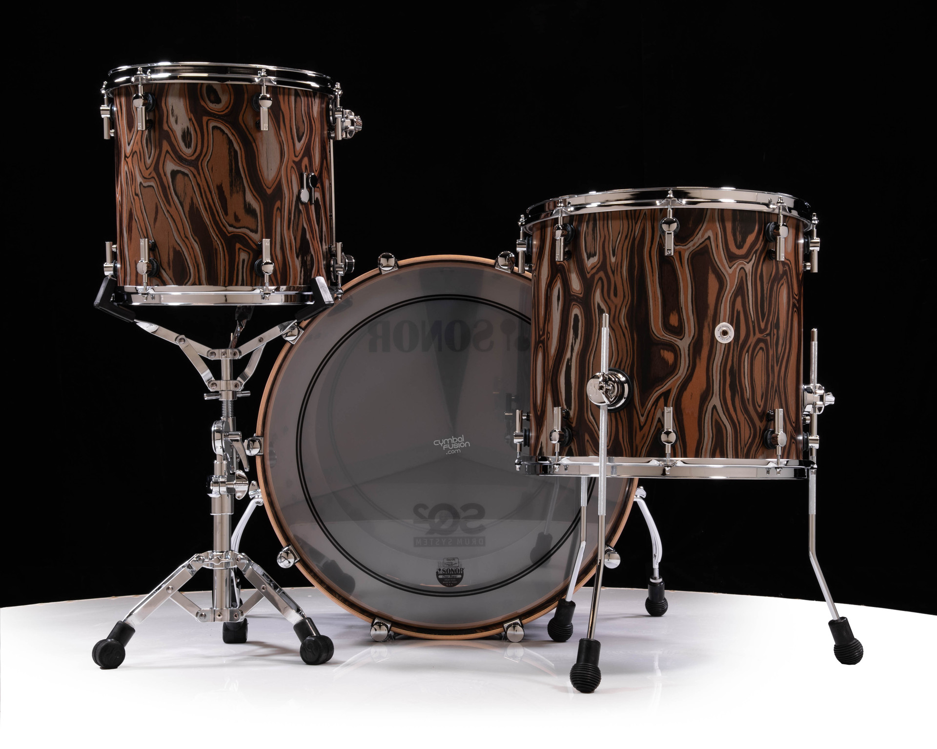 Sonor SQ2 3pc Beech Kit - Elder Tree w/Chrome HW (13x13,16x15