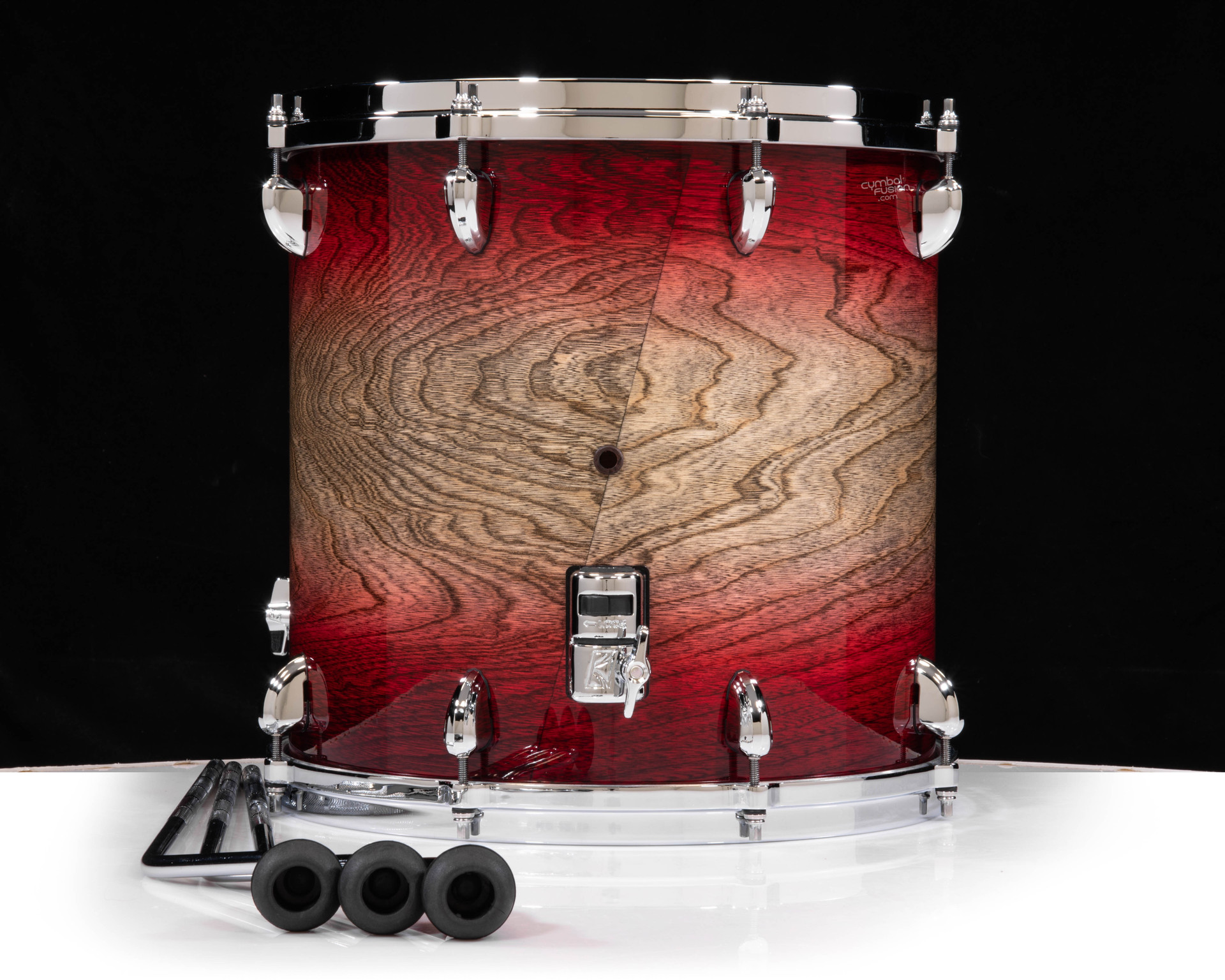 Tama Star Walnut 14x14 FT - Garnet Japanese Sen Burst