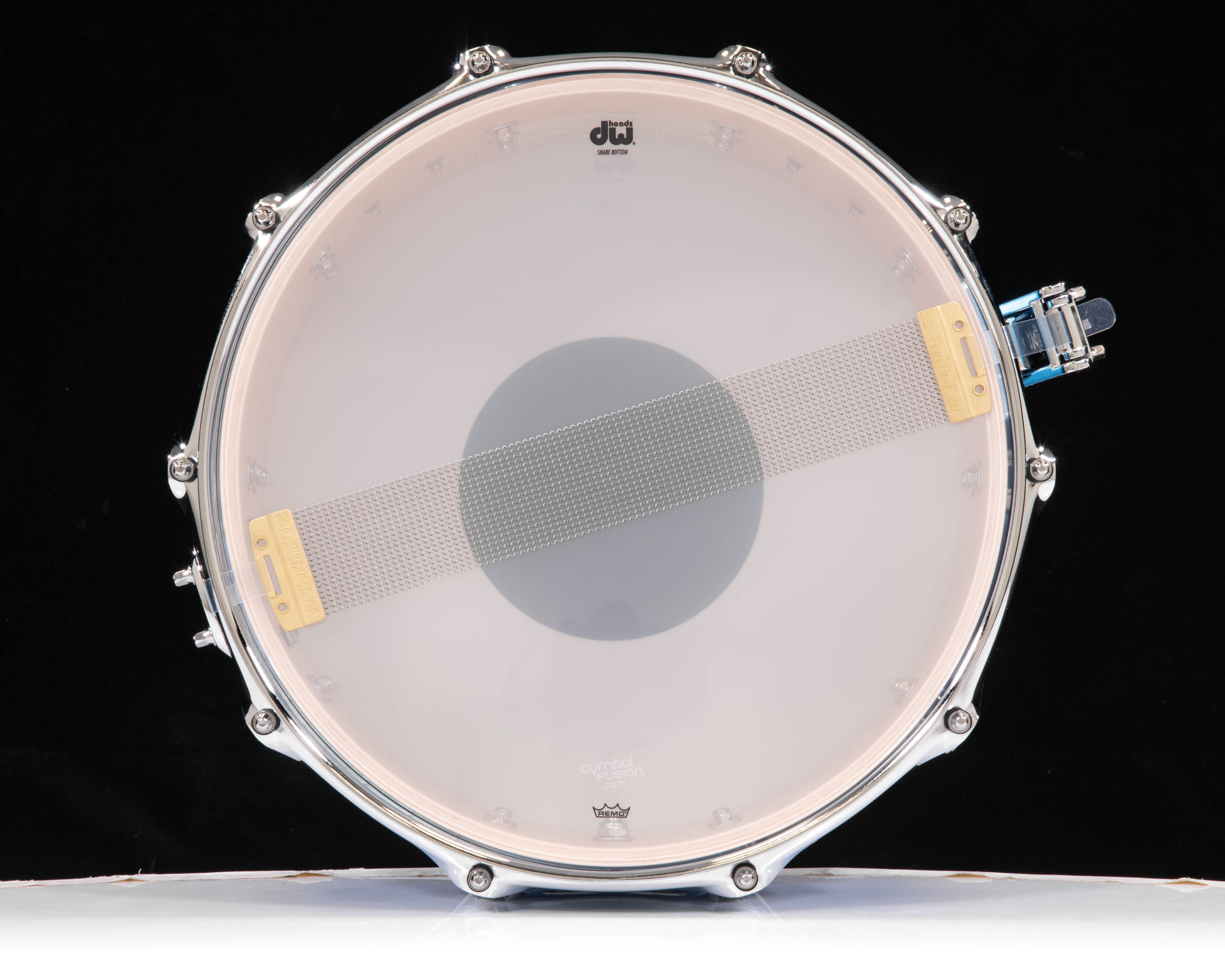 DW Design Series 6x14 Maple Snare Drum - Aqua Metallic