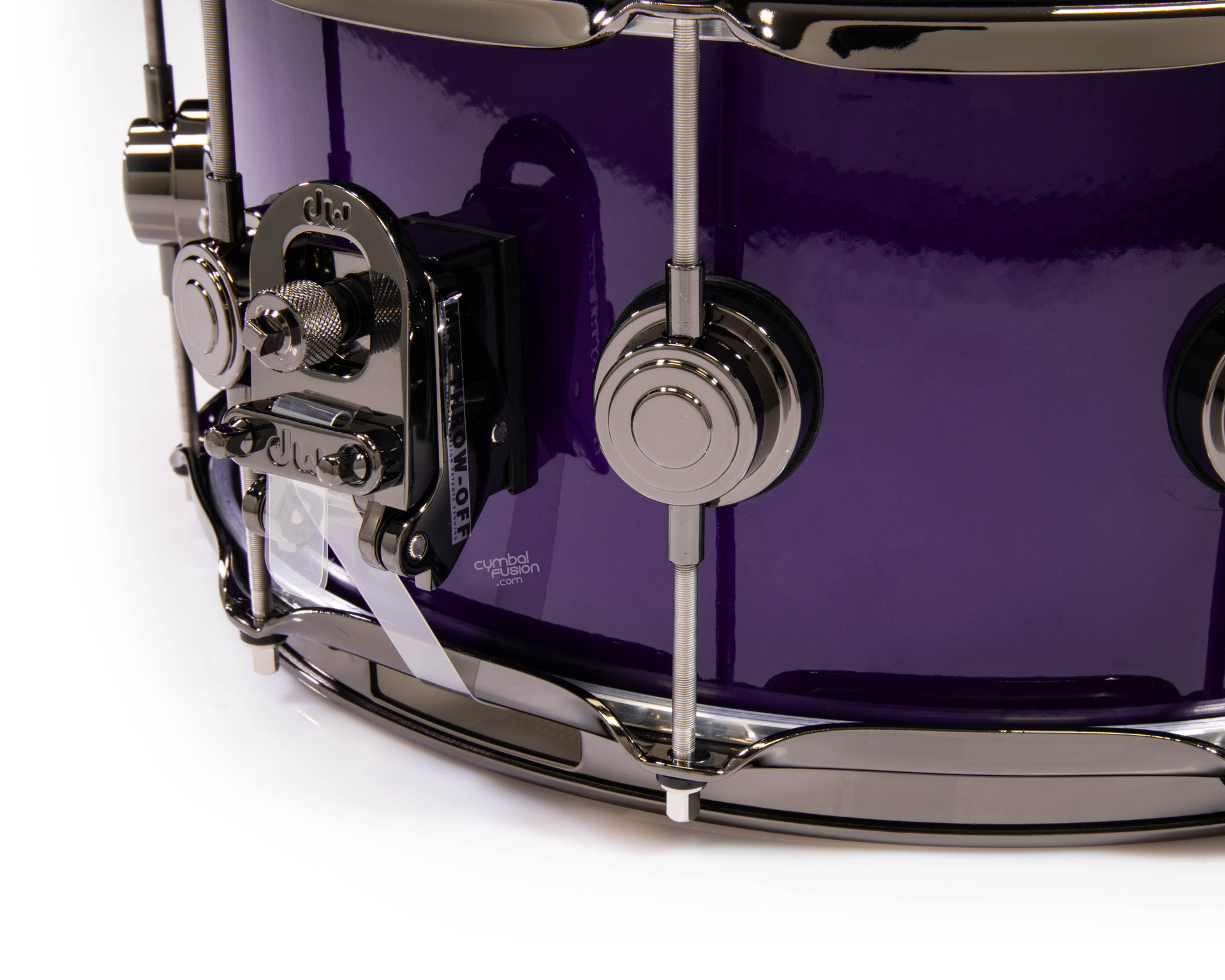 DW Collector's 6.5x14 Brass Snare Drum w/Black Nickel - Illusion