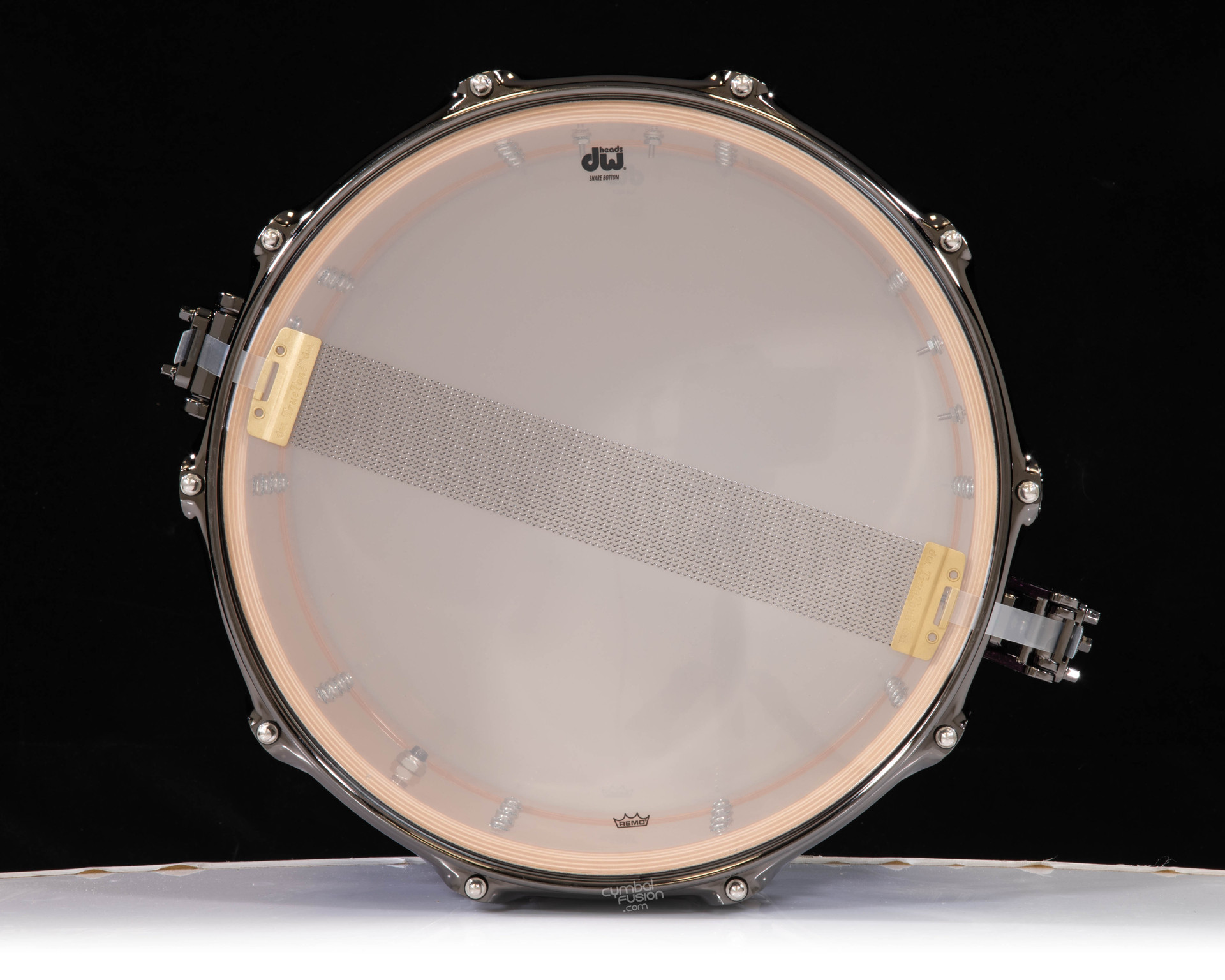 DW Collector's Maple 8x14 Snare - Purple Glass w/ Black Nickel